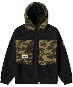 A Bathing Ape Men's Big Pocket Relaxed Fit Boa Jacket