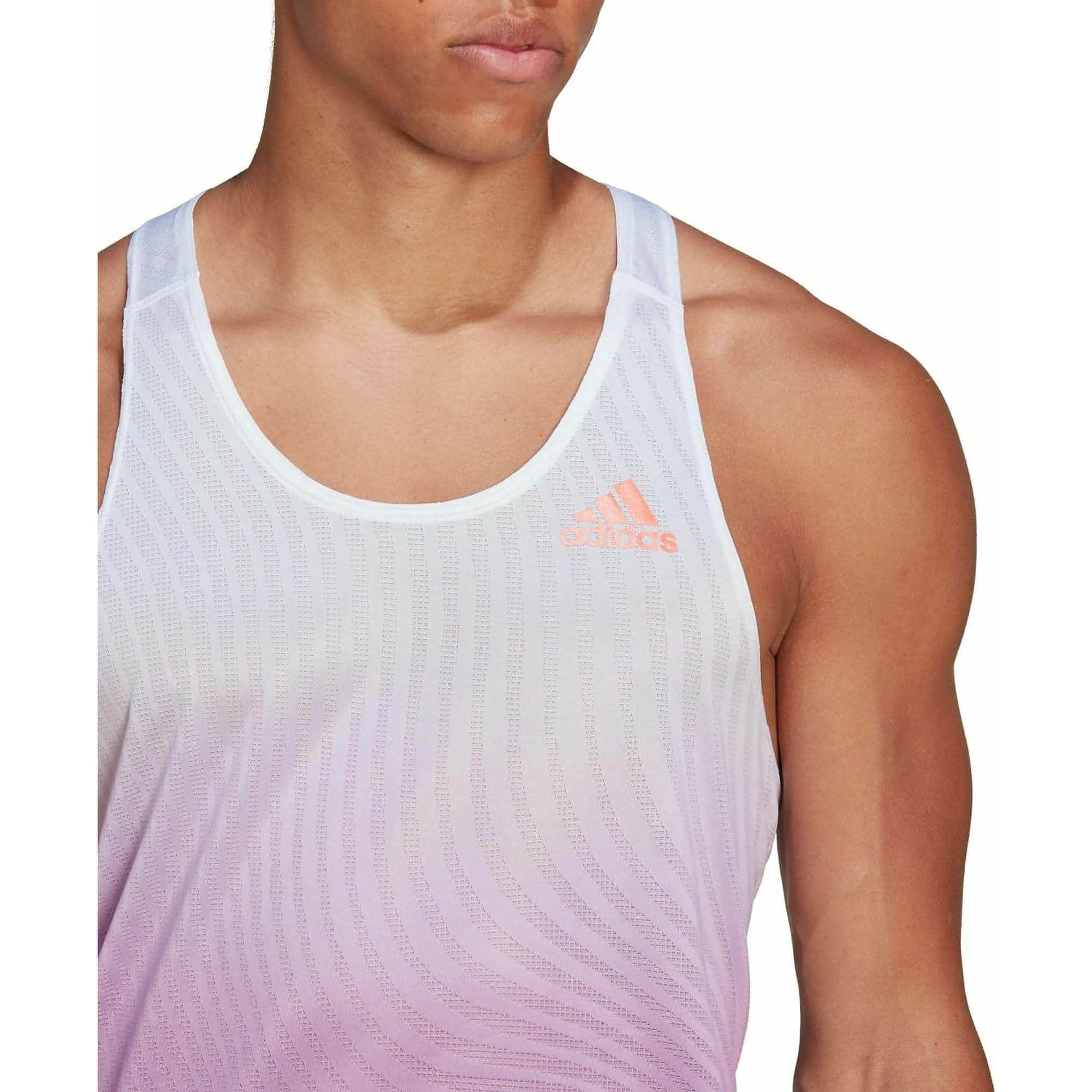 adidas Adizero Engineered Men's Running Vest - Purple