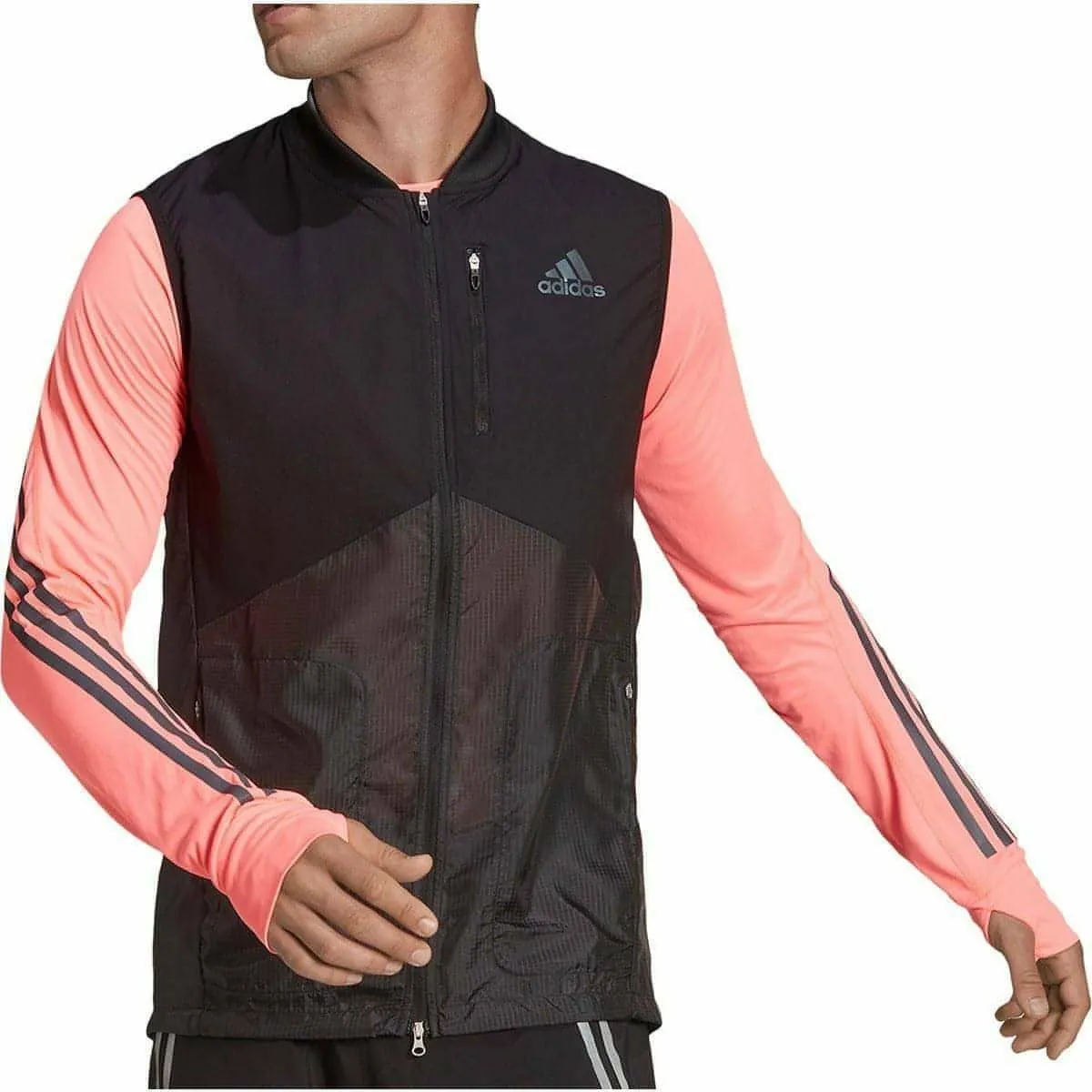 adidas Adizero Men's Black Running Gilet