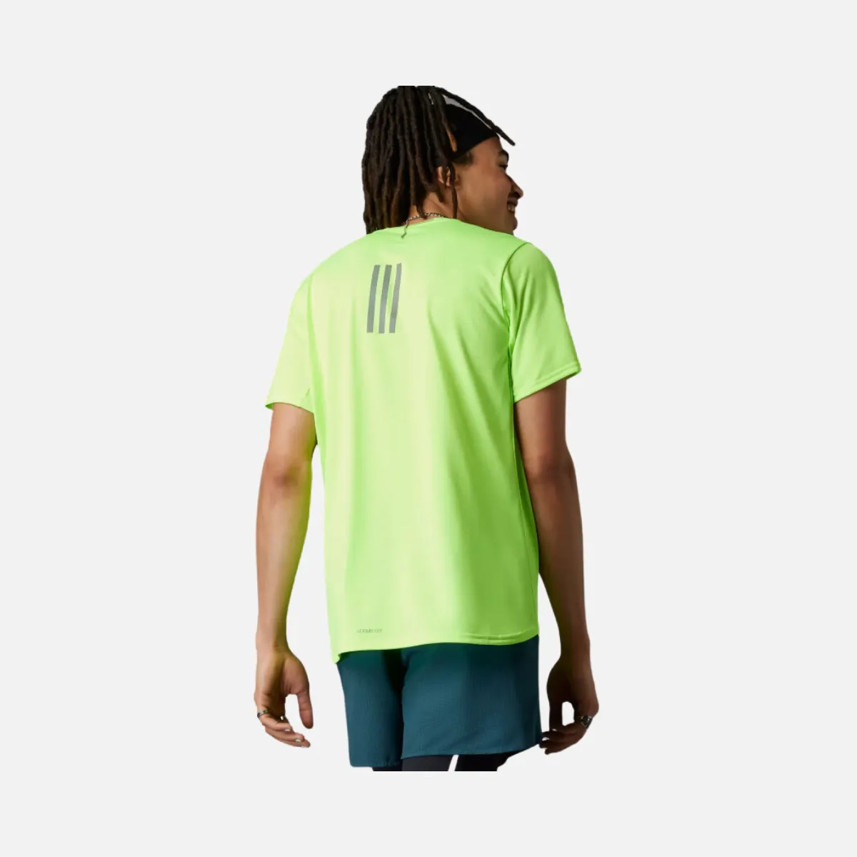 Adidas Men's Running Tee - Lucid Lemon