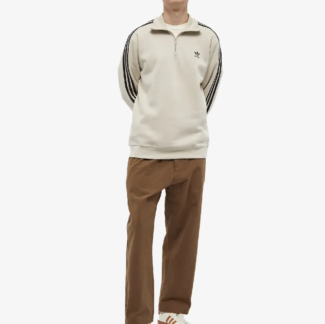 adidas street style long sleeves cotton logo plain