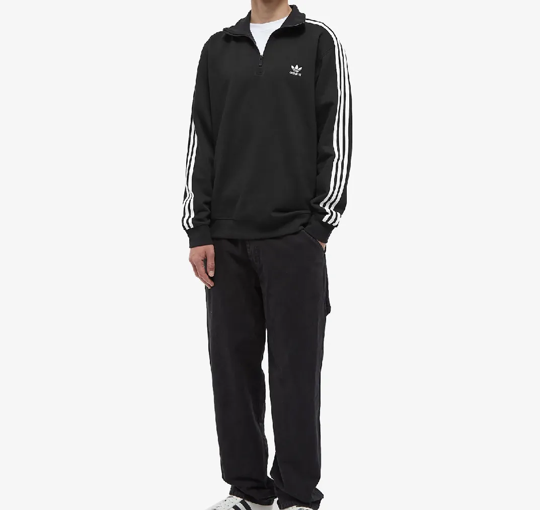 adidas street style long sleeves cotton logo plain