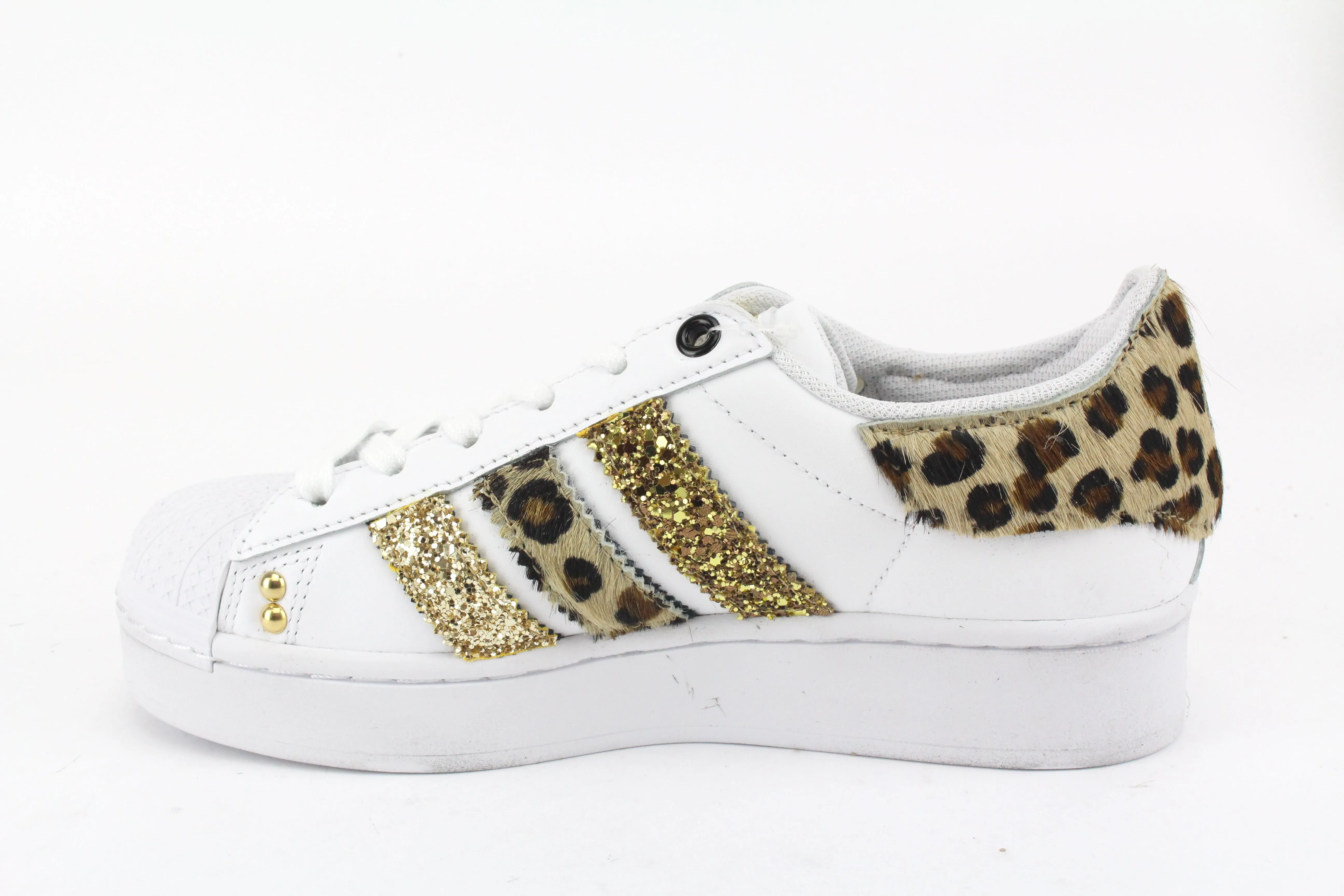 Adidas Superstar Bold Sparkly Studded