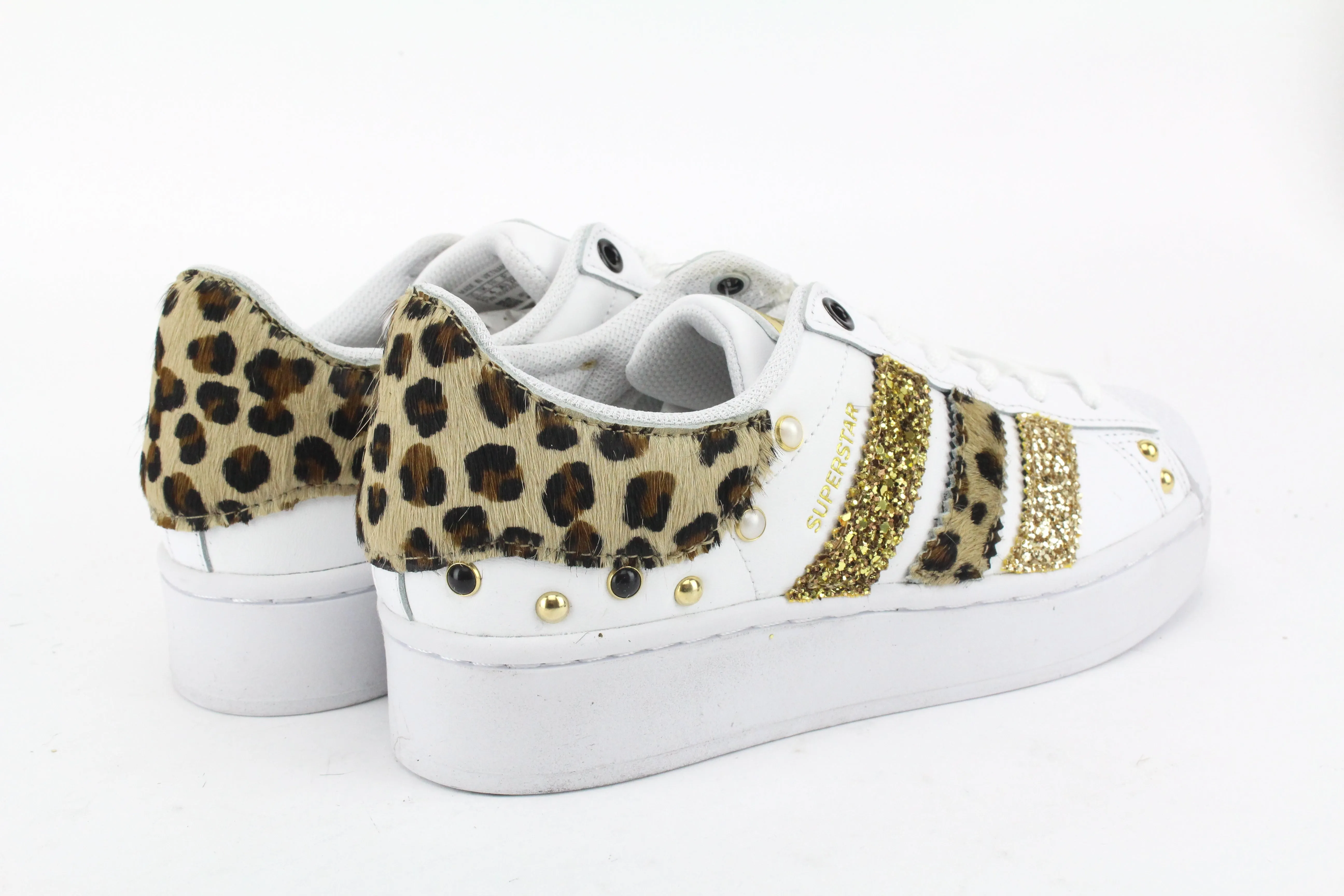 Adidas Superstar Bold Sparkly Studded