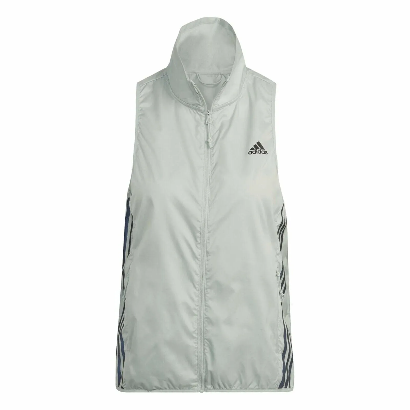 adidas Women's Lightweight Wind Resistant Running Gilet Jacket