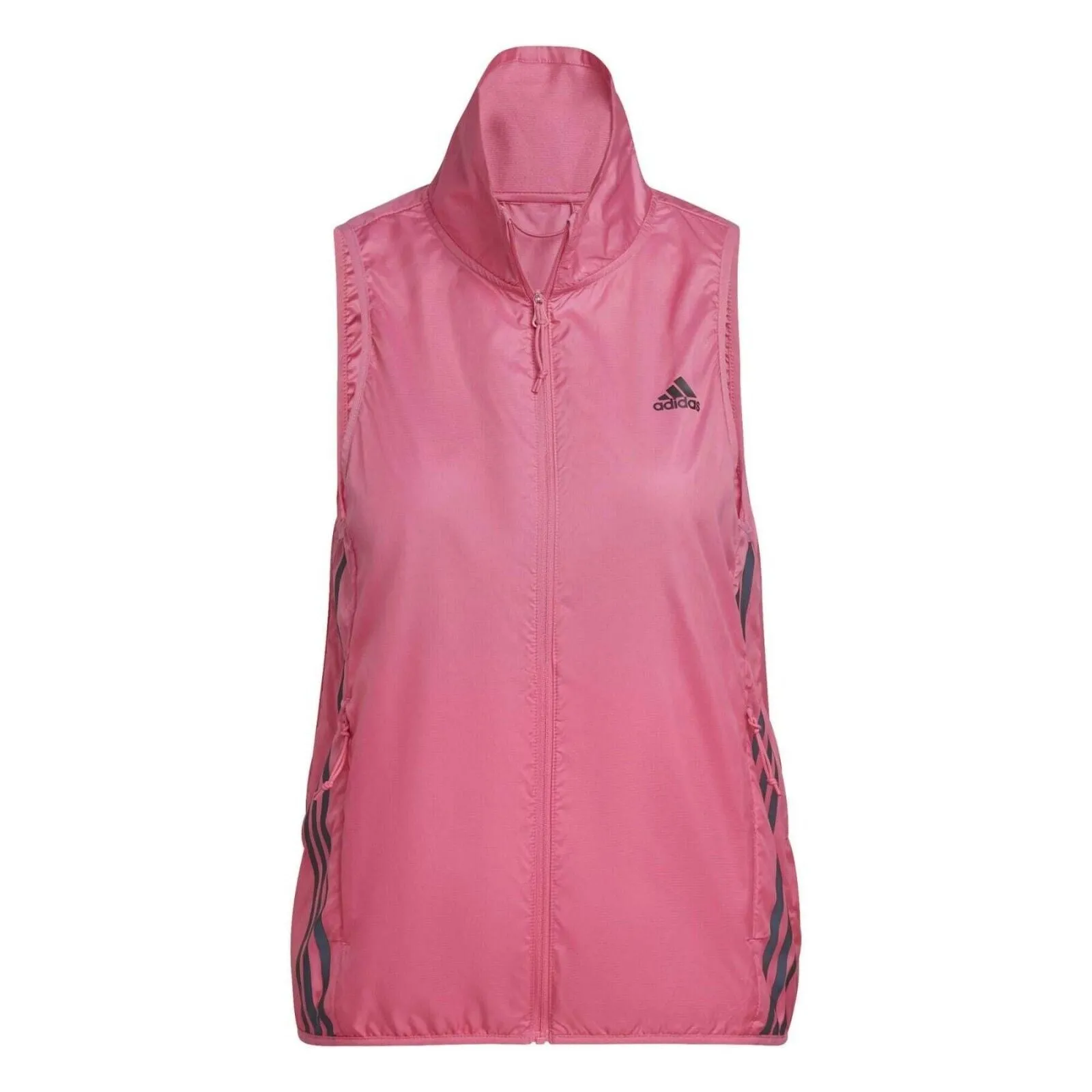 adidas Women's Lightweight Wind Resistant Running Gilet Jacket