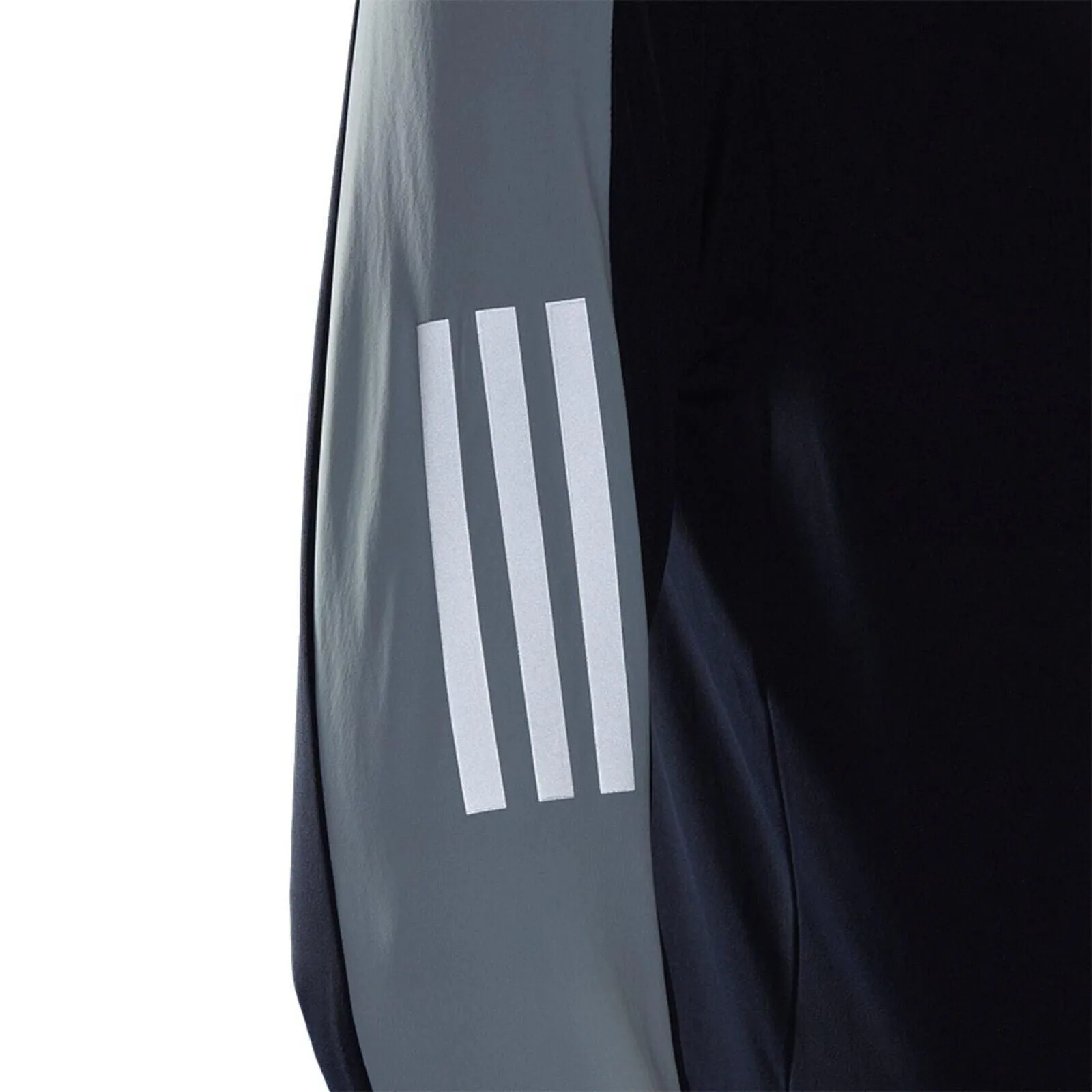 adidas Women's Running Top - Own The Run Colorblock Long-Sleeve - Dark Blue/Yellow