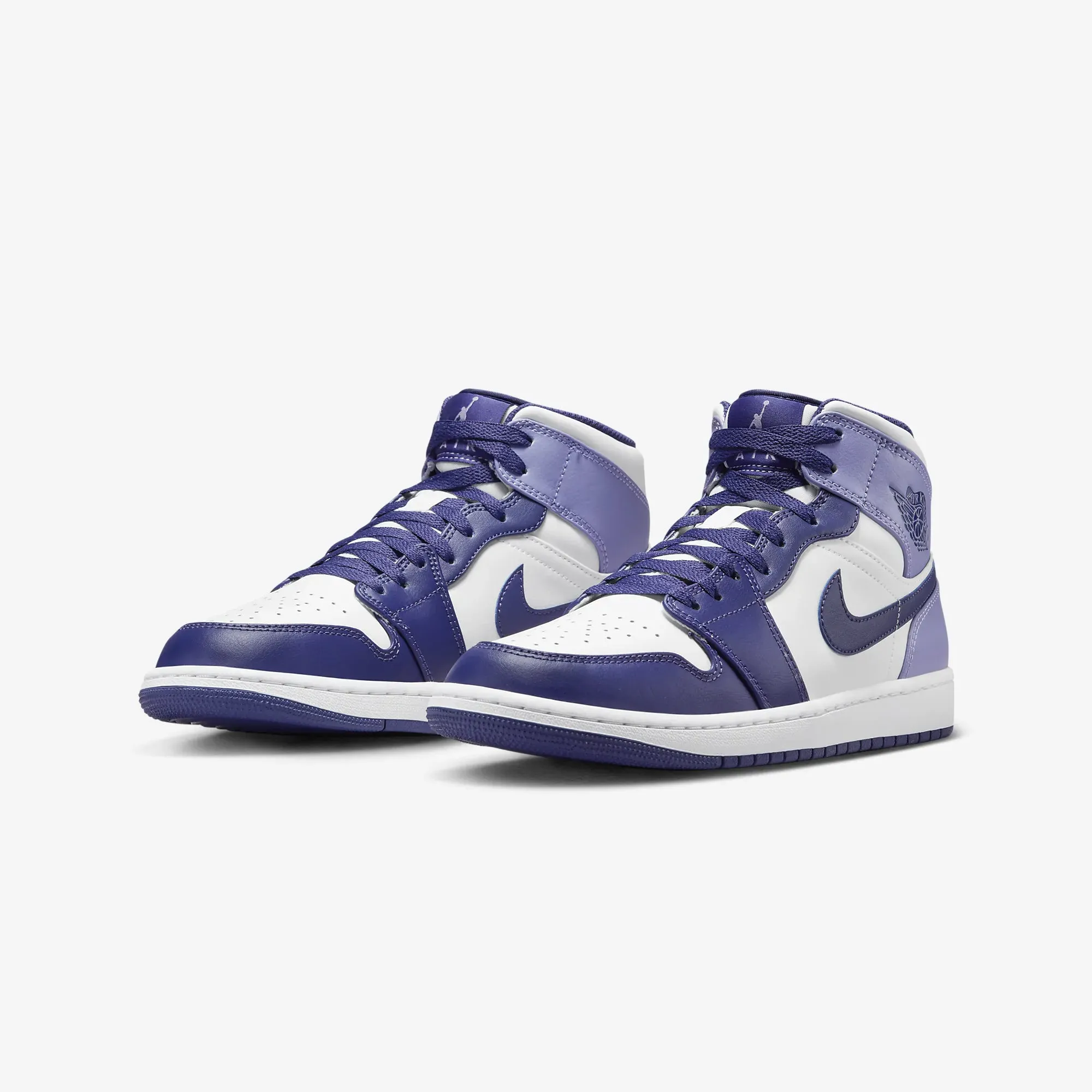 Air Jordan 1 Mid Sky J Purple Sky J Purple White Shoes