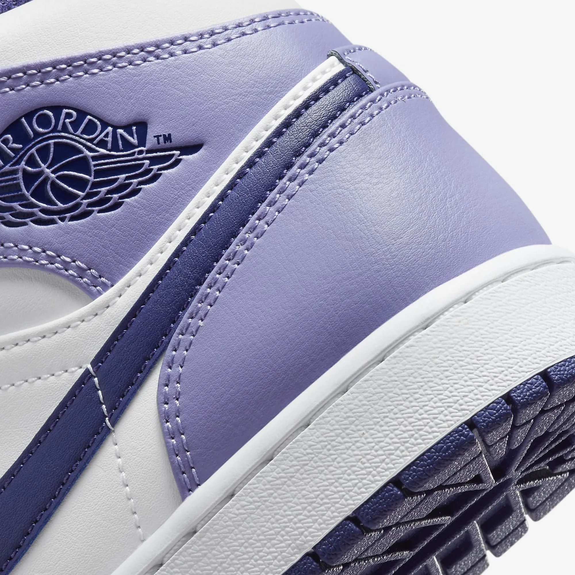 Air Jordan 1 Mid Sky J Purple Sky J Purple White Shoes