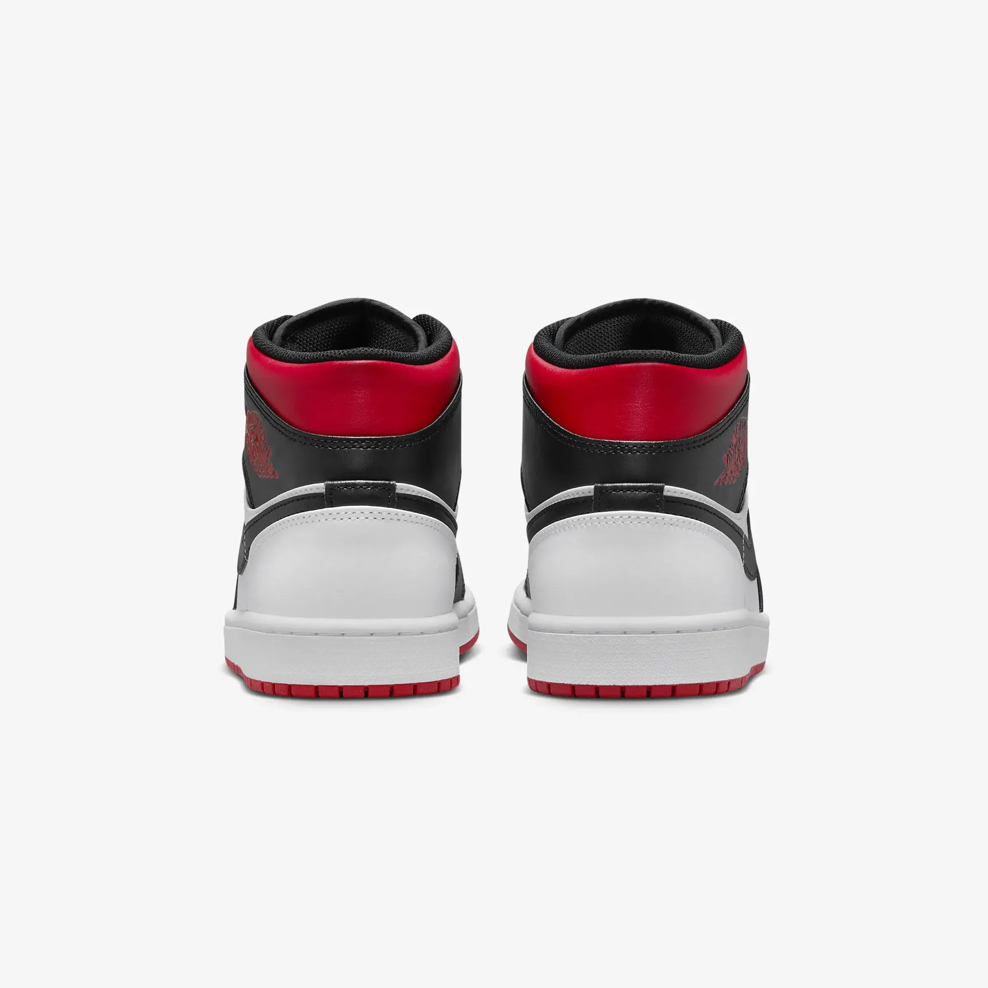 Air Jordan 1 Mid White Gym Red Black - Buy Online