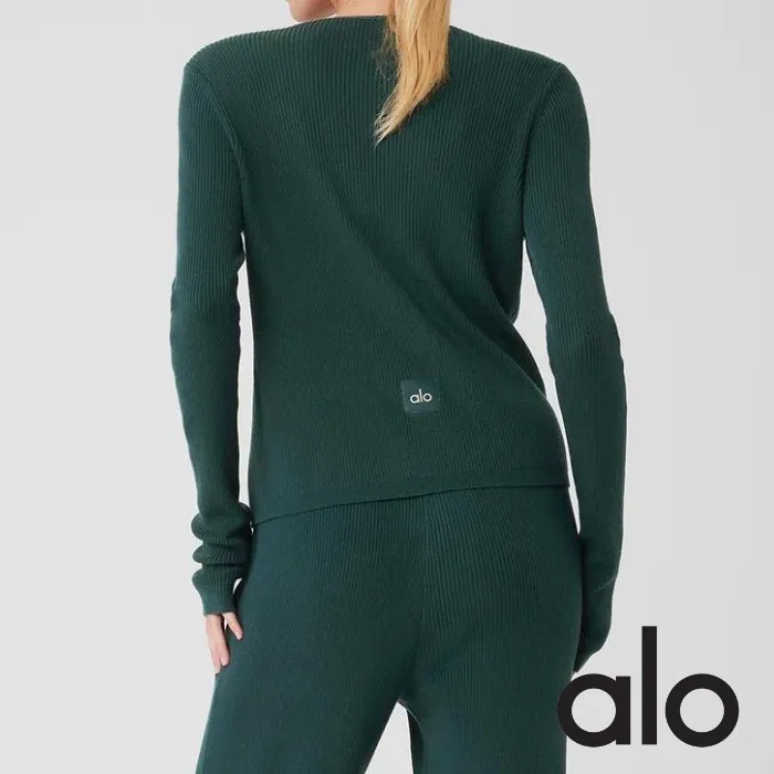 ALO Yoga  |Logo Cardigans