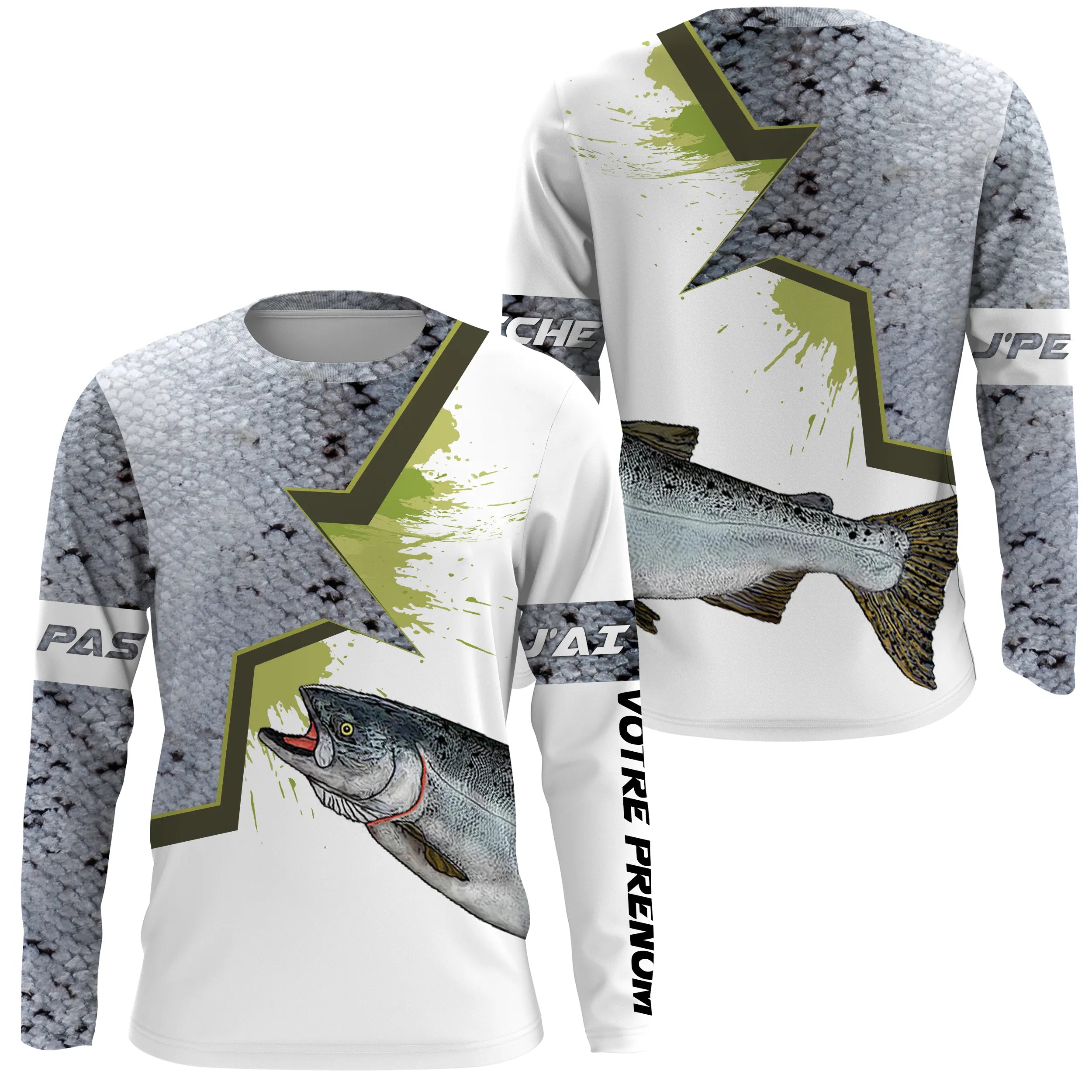 Anti-UV Salmon Fishing Customized T-shirt, Original Gift for Fisherman - CT16082213