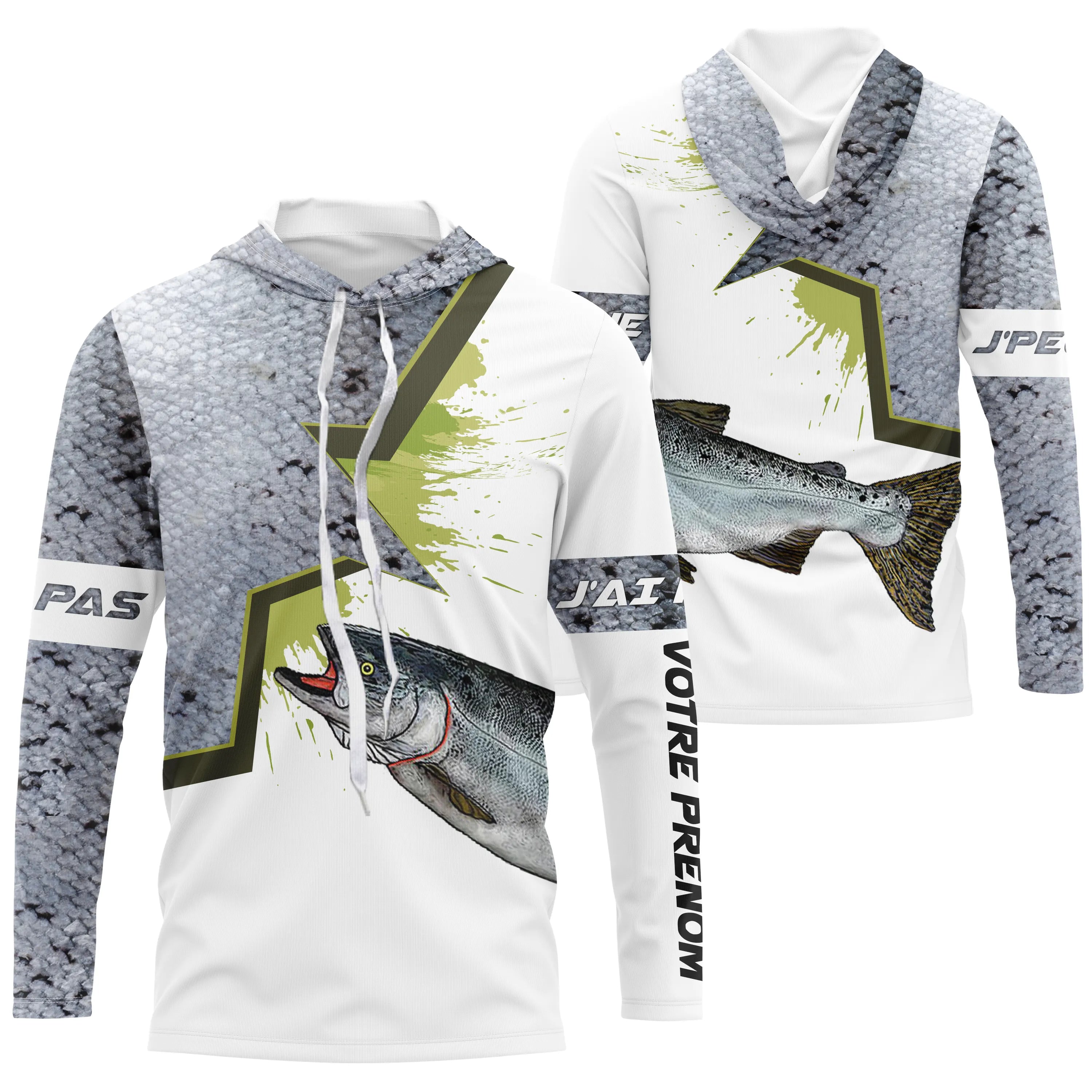 Anti-UV Salmon Fishing Customized T-shirt, Original Gift for Fisherman - CT16082213