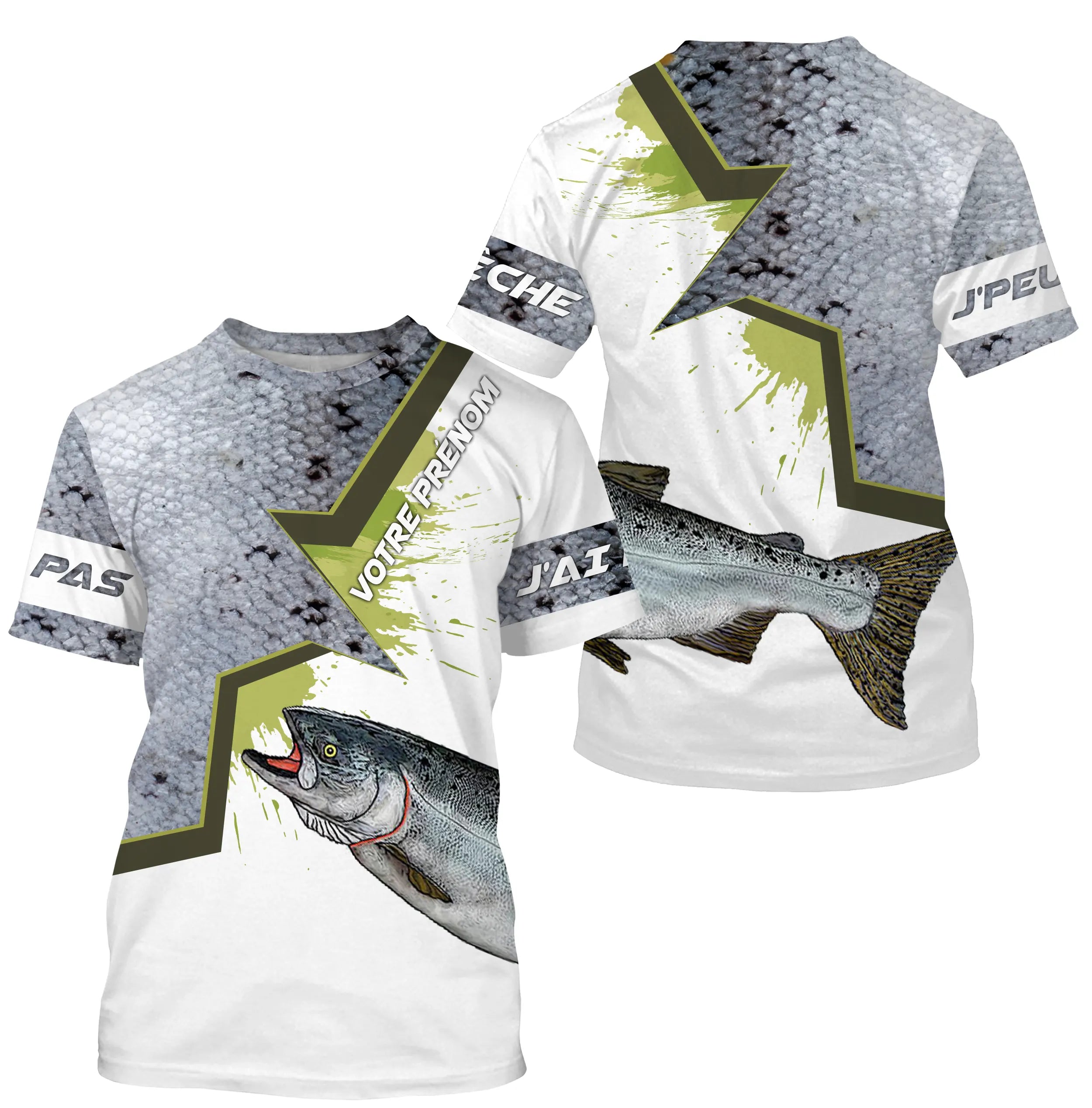 Anti-UV Salmon Fishing Customized T-shirt, Original Gift for Fisherman - CT16082213