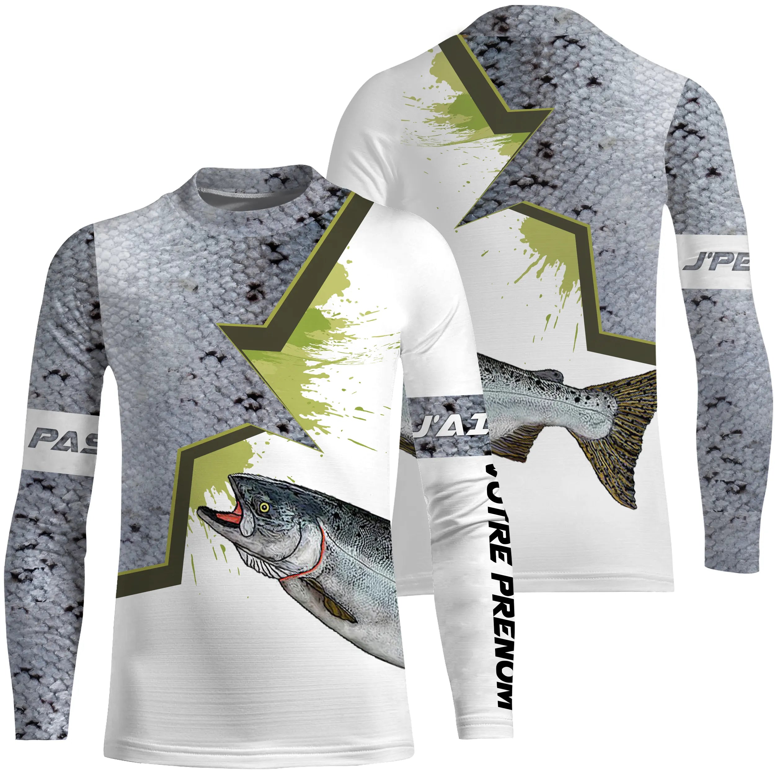 Anti-UV Salmon Fishing Customized T-shirt, Original Gift for Fisherman - CT16082213