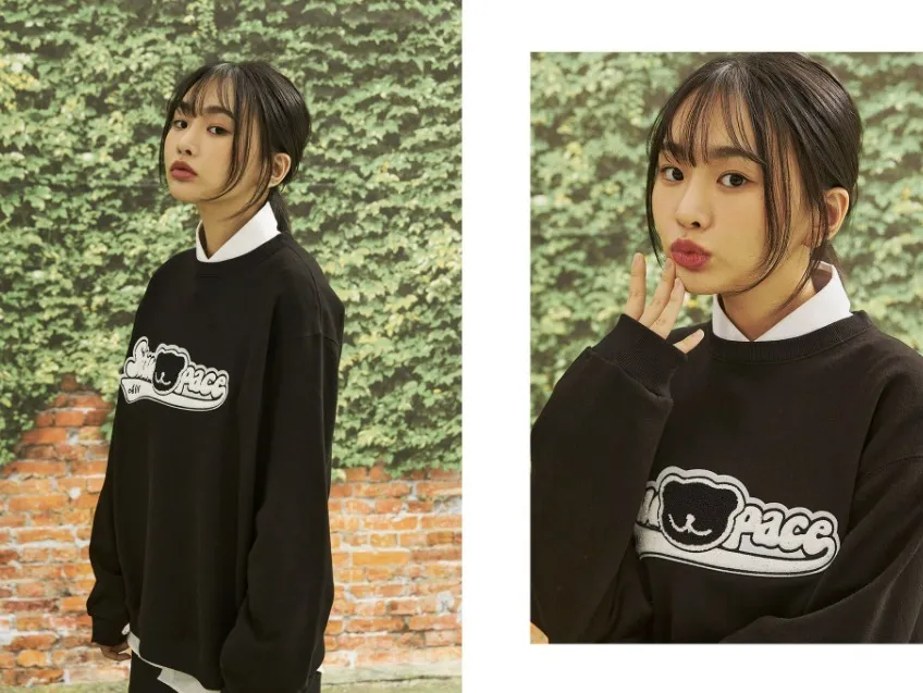 AQO Studio Space - Unisex Sweatshirt | Street Style Long Sleeve Cotton Logo