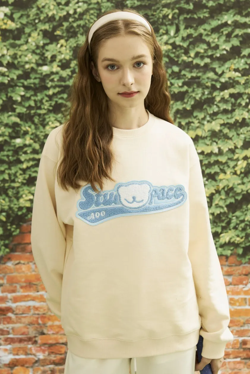 AQO Studio Space - Unisex Sweatshirt | Street Style Long Sleeve Cotton Logo