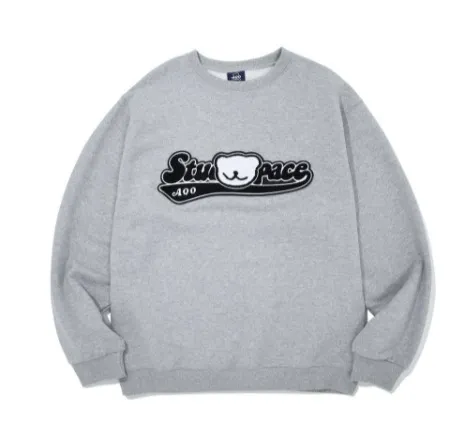 AQO Studio Space - Unisex Sweatshirt | Street Style Long Sleeve Cotton Logo