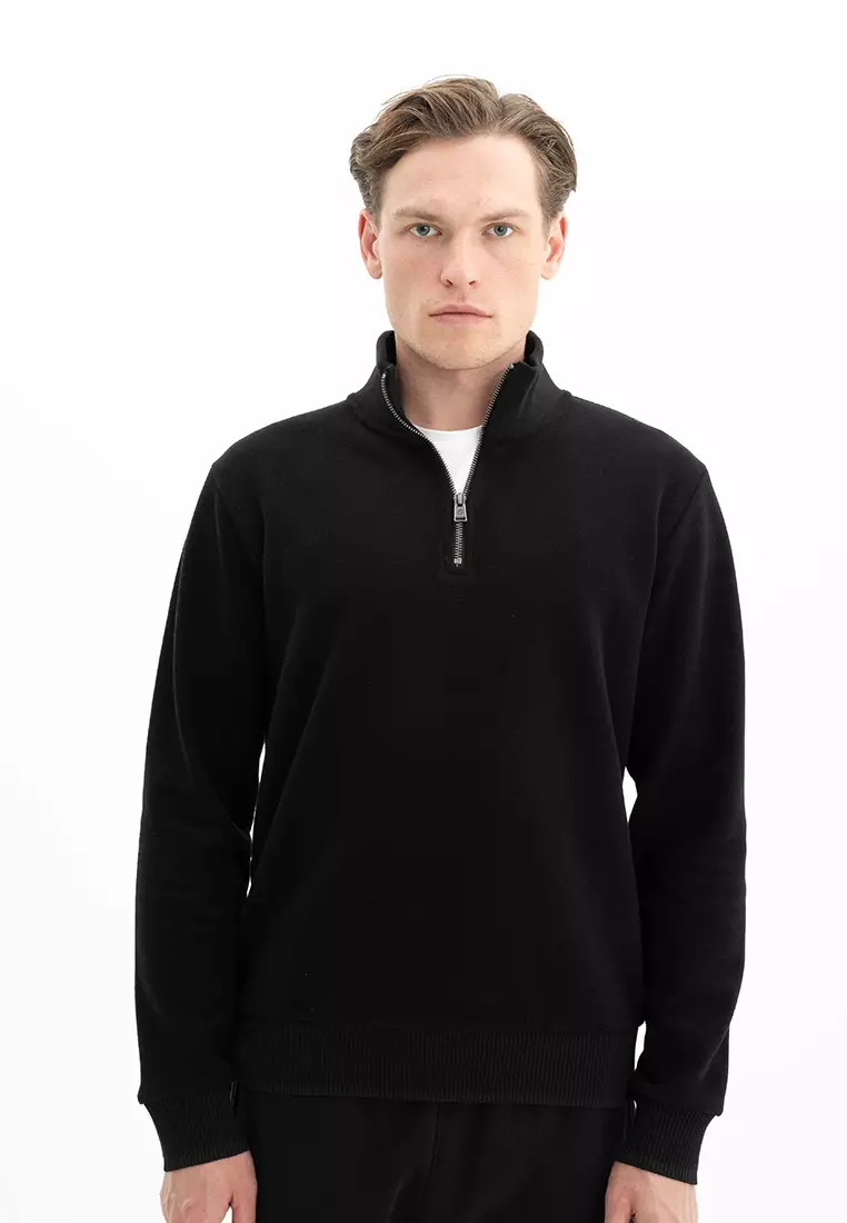 ARMA Zip Neck Sweater