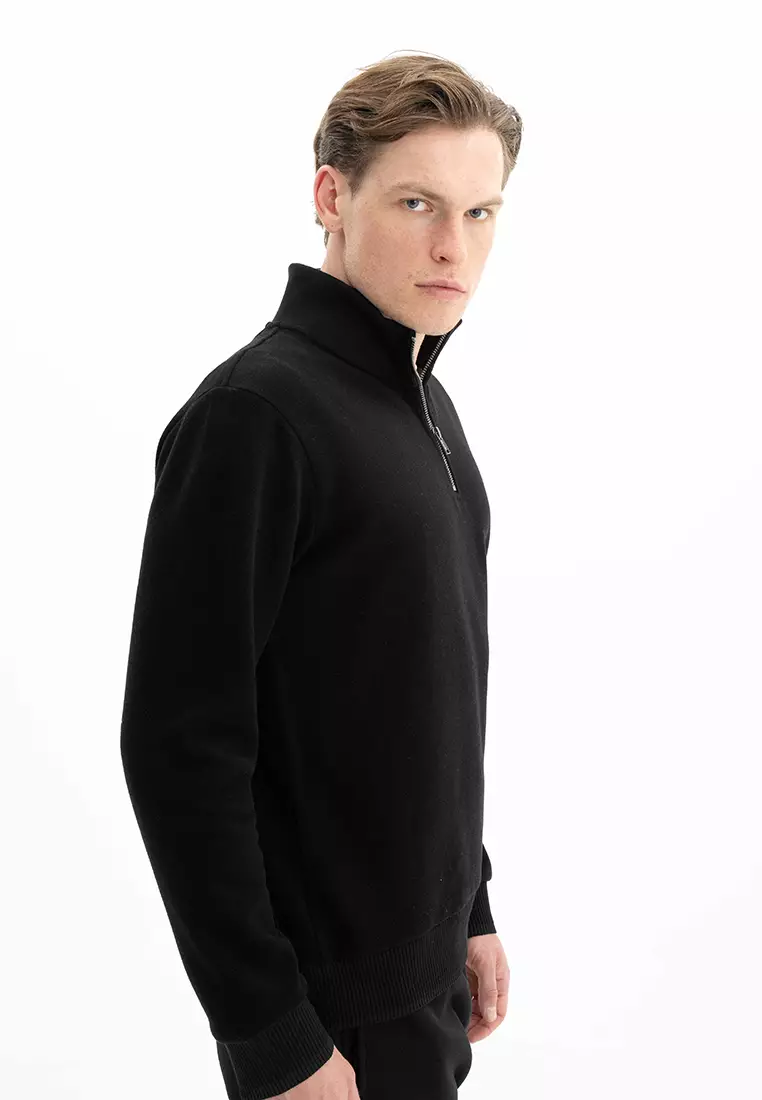 ARMA Zip Neck Sweater