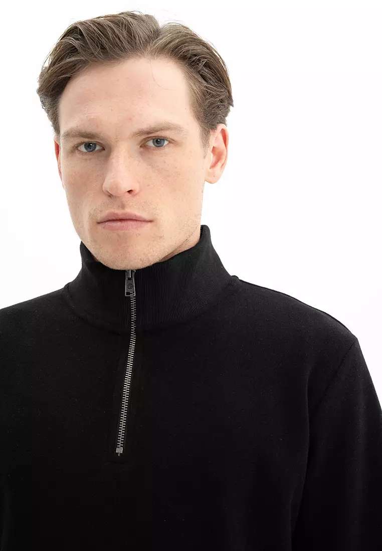 ARMA Zip Neck Sweater