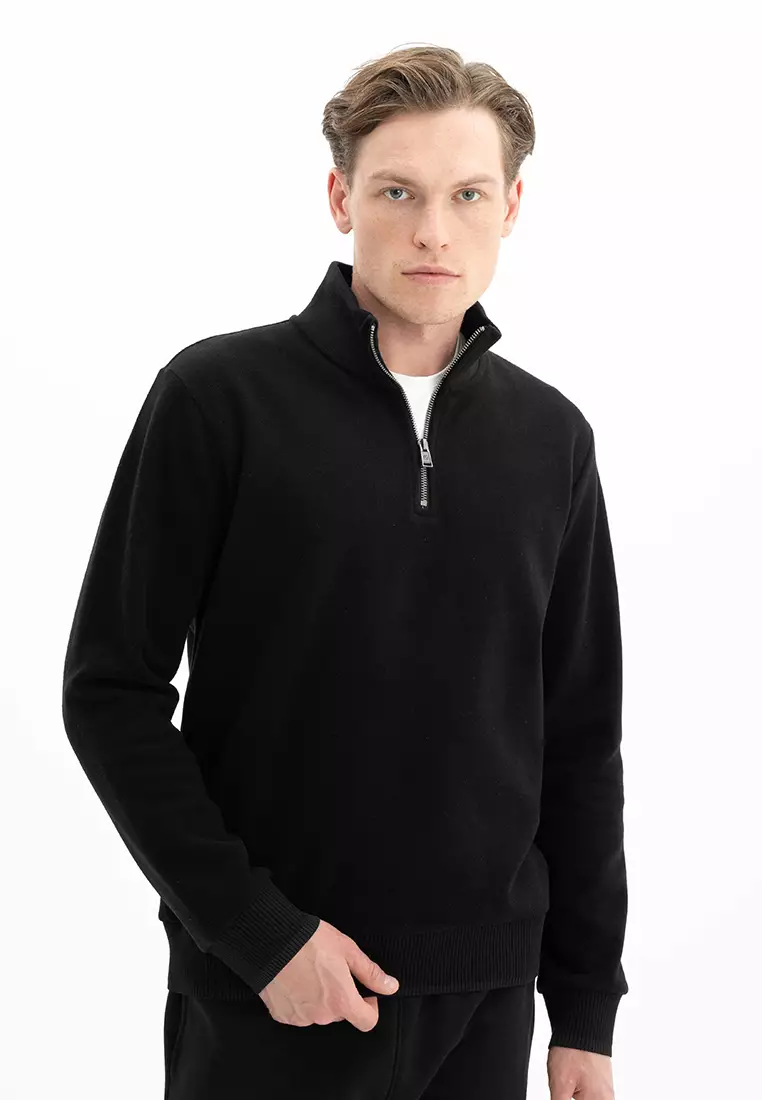 ARMA Zip Neck Sweater