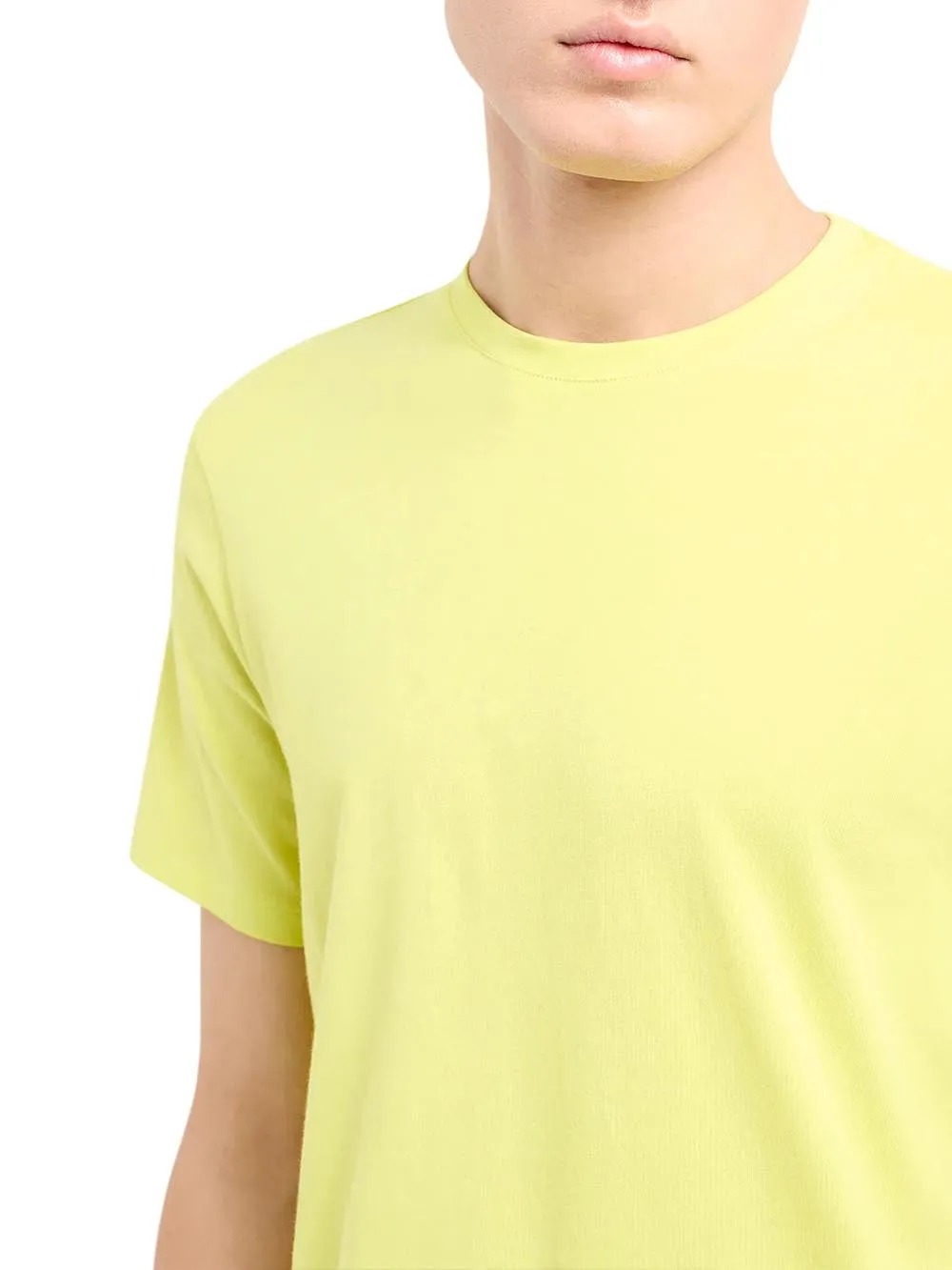 Armani Exchange men's acid green 3dztjj Zj8ez T-shirt.