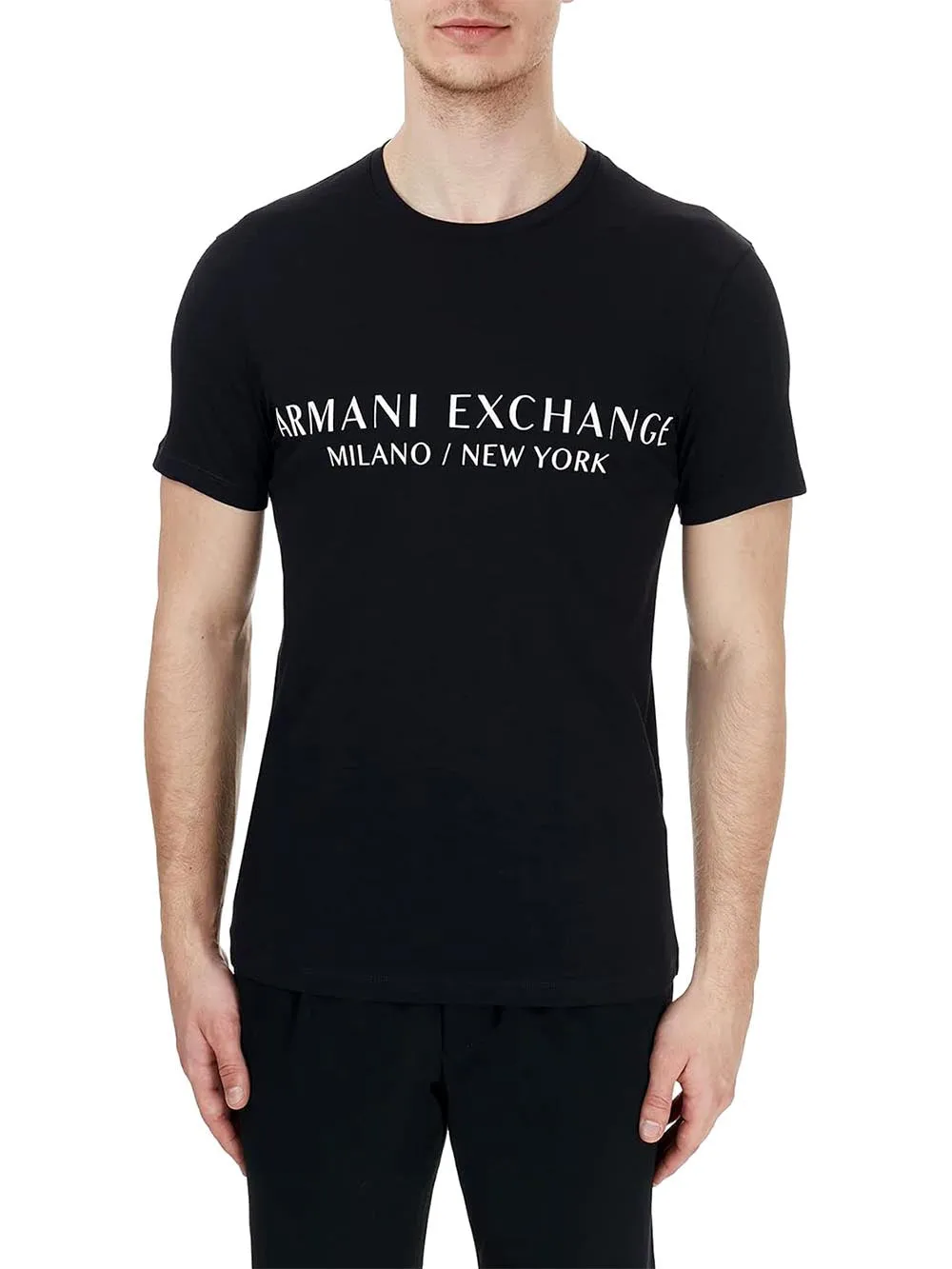 Armani Exchange men's black T-shirt - 8nzt72 Z8h4z