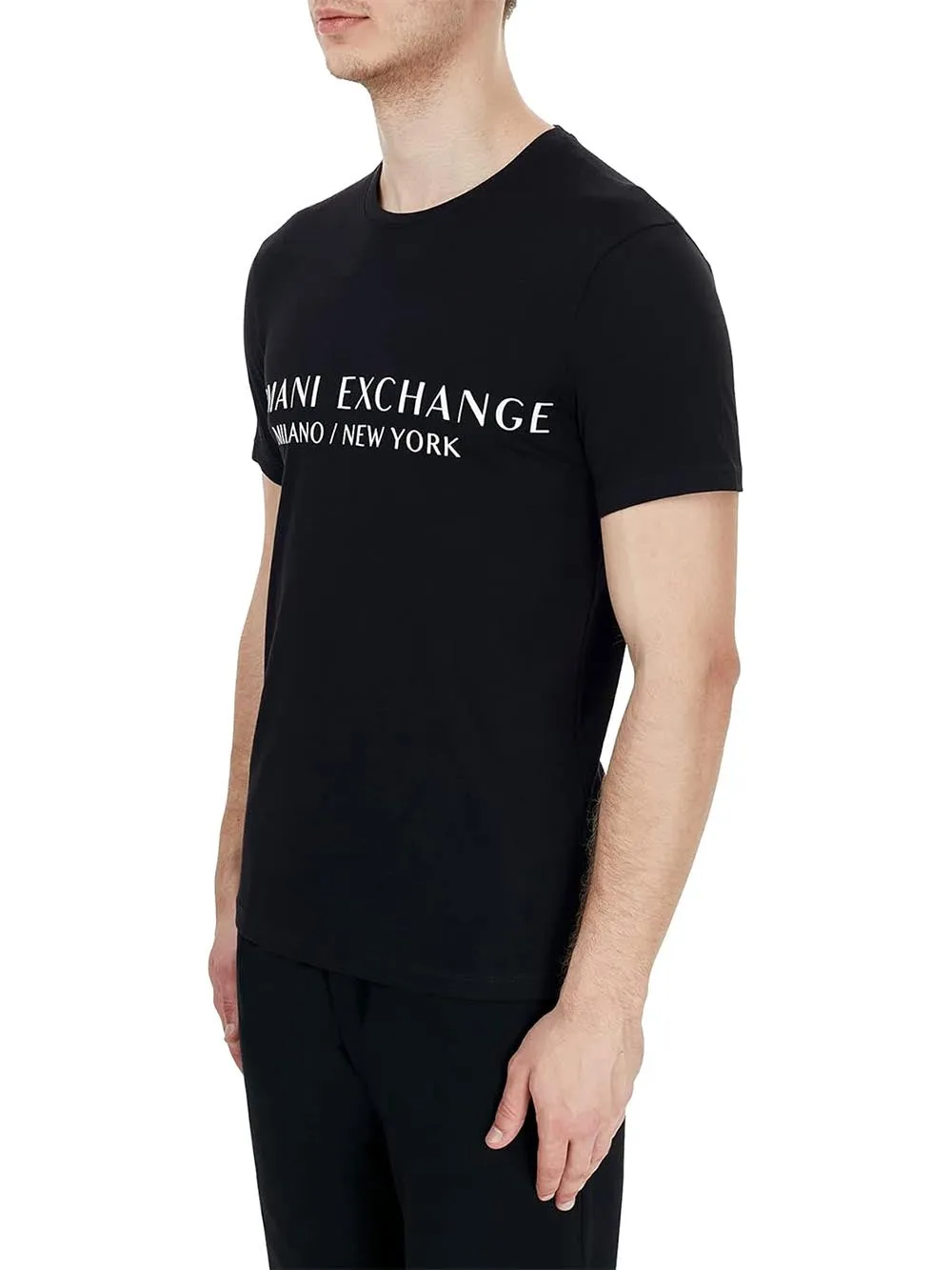 Armani Exchange men's black T-shirt - 8nzt72 Z8h4z