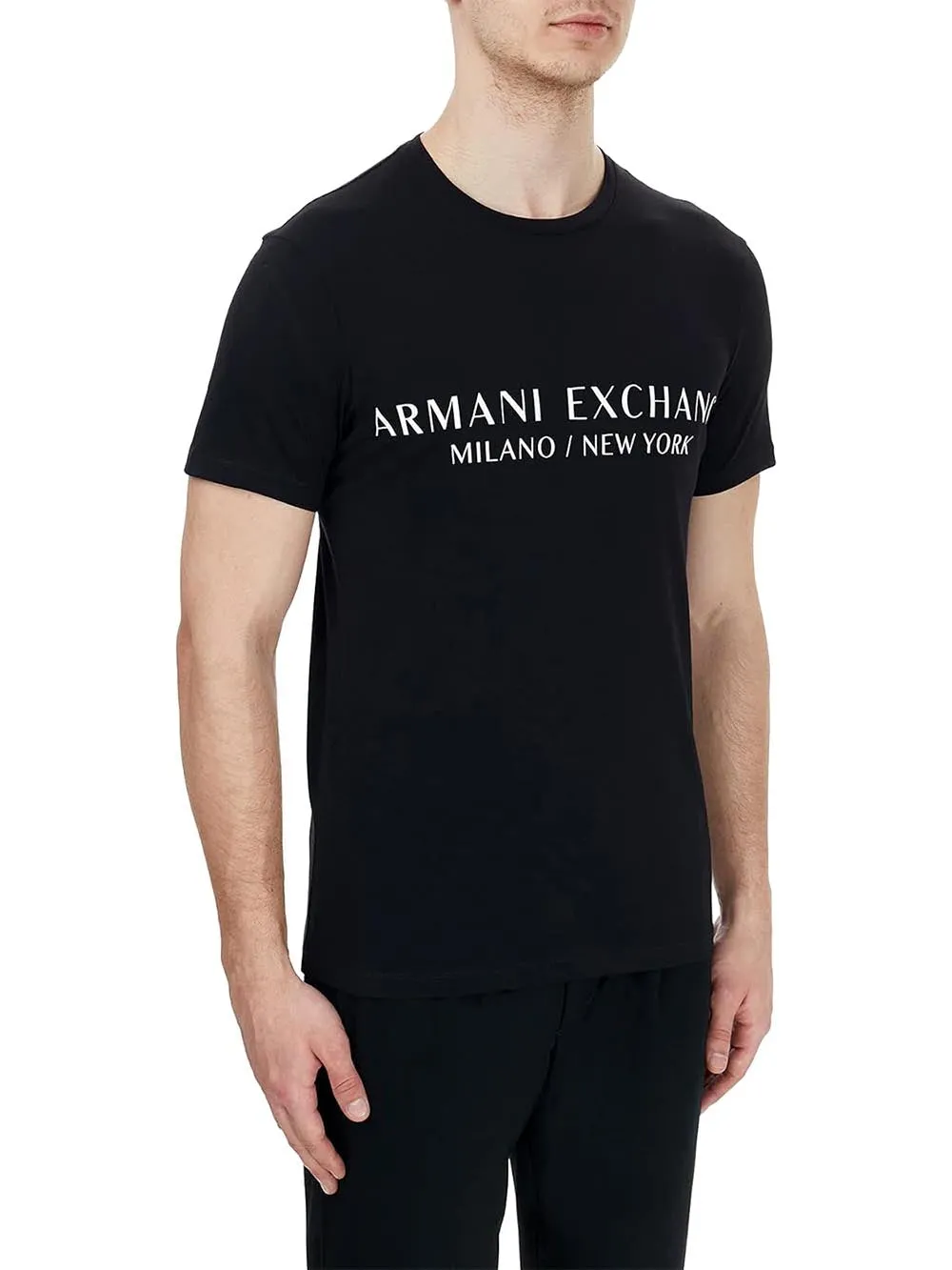 Armani Exchange men's black T-shirt - 8nzt72 Z8h4z