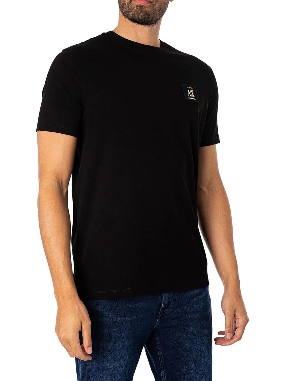 Armani Exchange Men's Black T-shirt 8nztpr Zjh4z