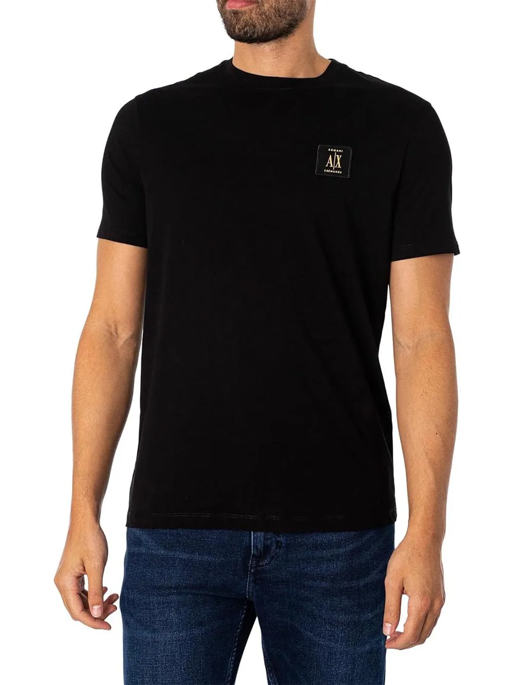 Armani Exchange Men's Black T-shirt 8nztpr Zjh4z