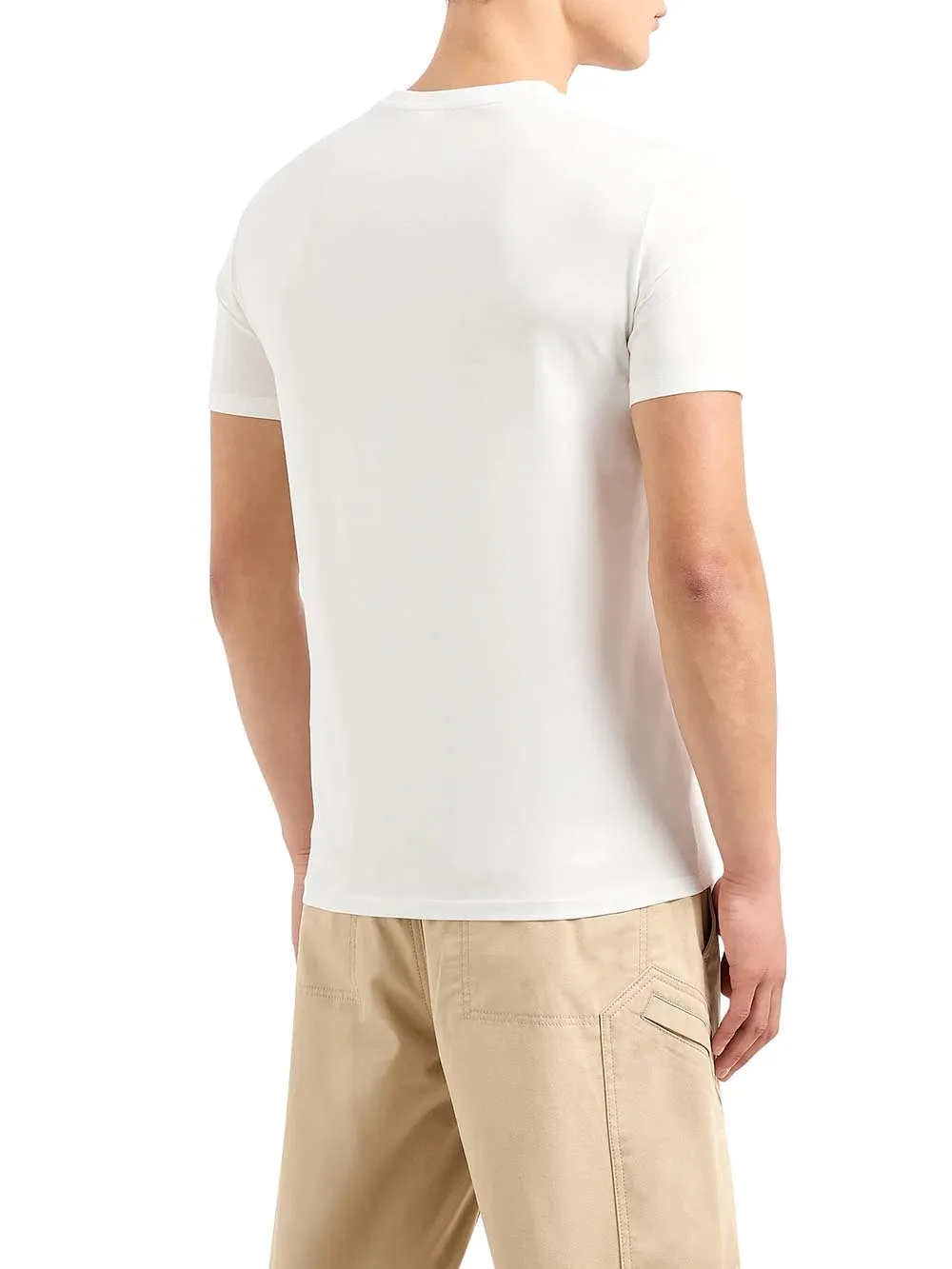 Armani Exchange men's white T-shirt 3dztad Zj9az