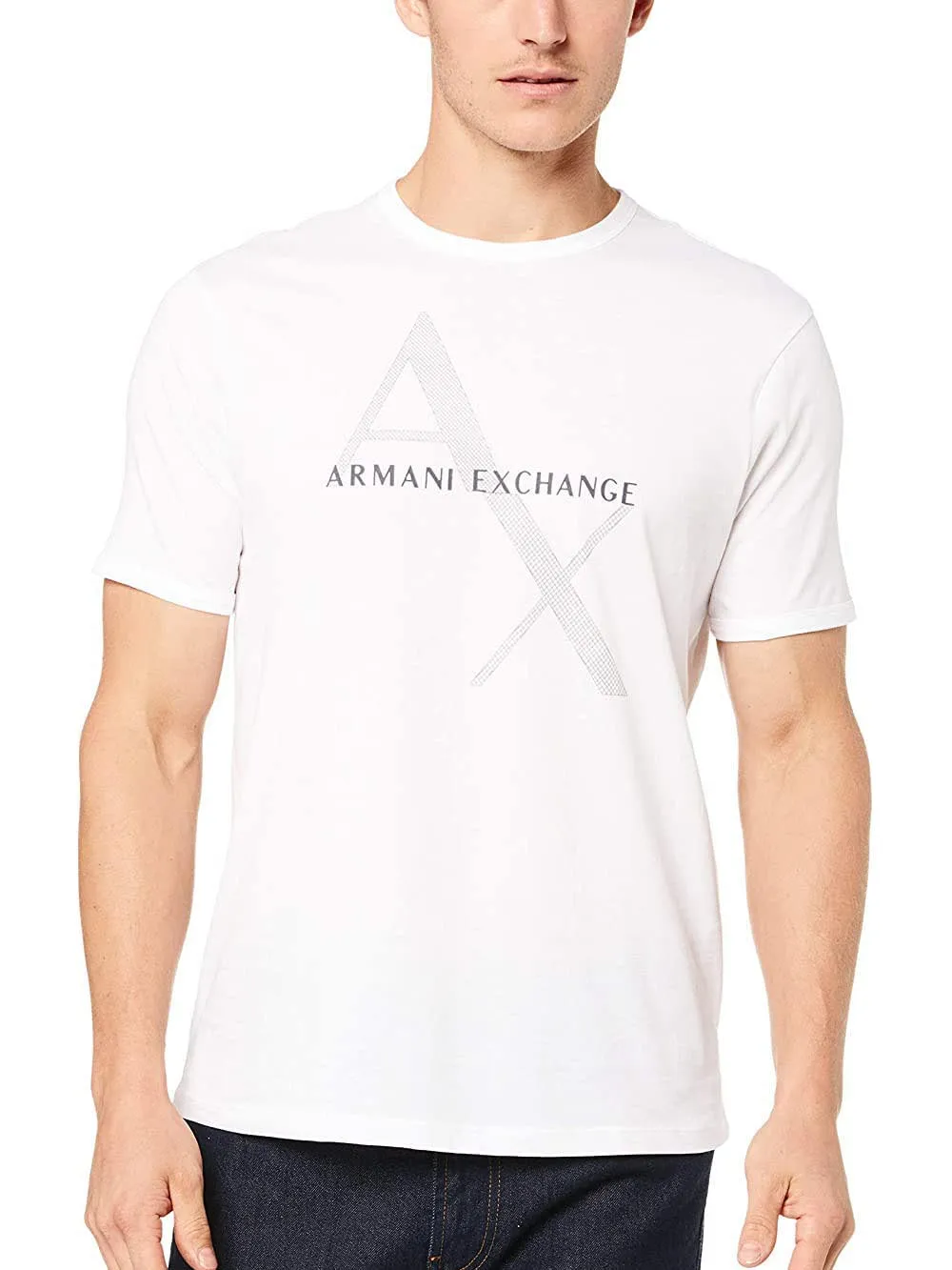 Armani Exchange Men's White T-shirt 8nzt76 Z8h4z