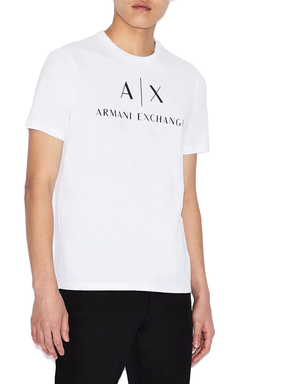 Armani Exchange men's white T-shirt 8nztcj Z8h4z