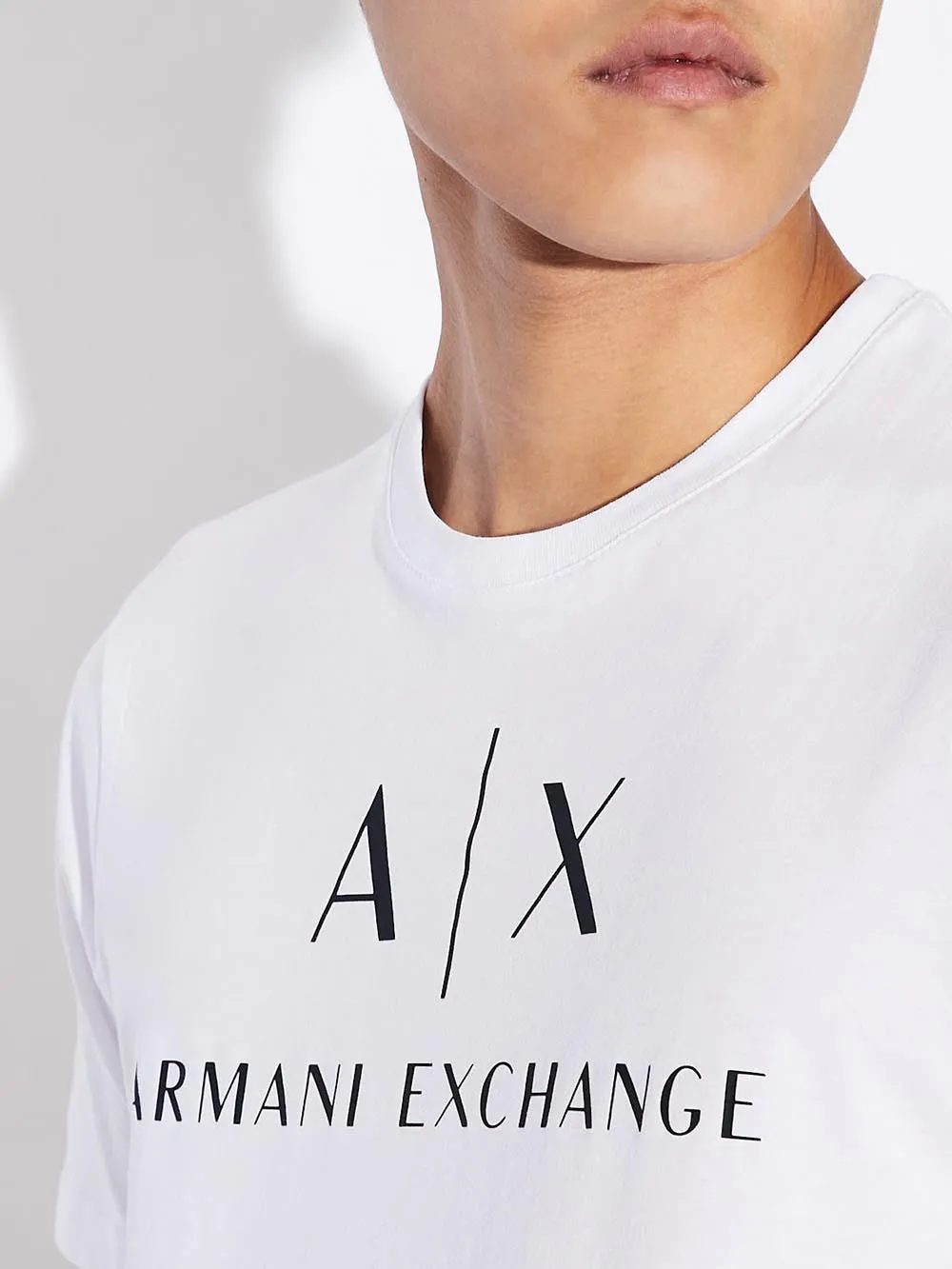 Armani Exchange men's white T-shirt 8nztcj Z8h4z