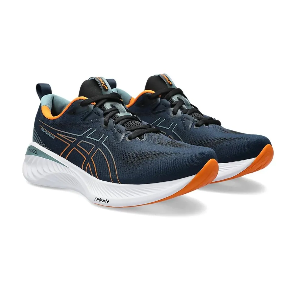 Asics Gel Cumulus 25 Black Orange shoes