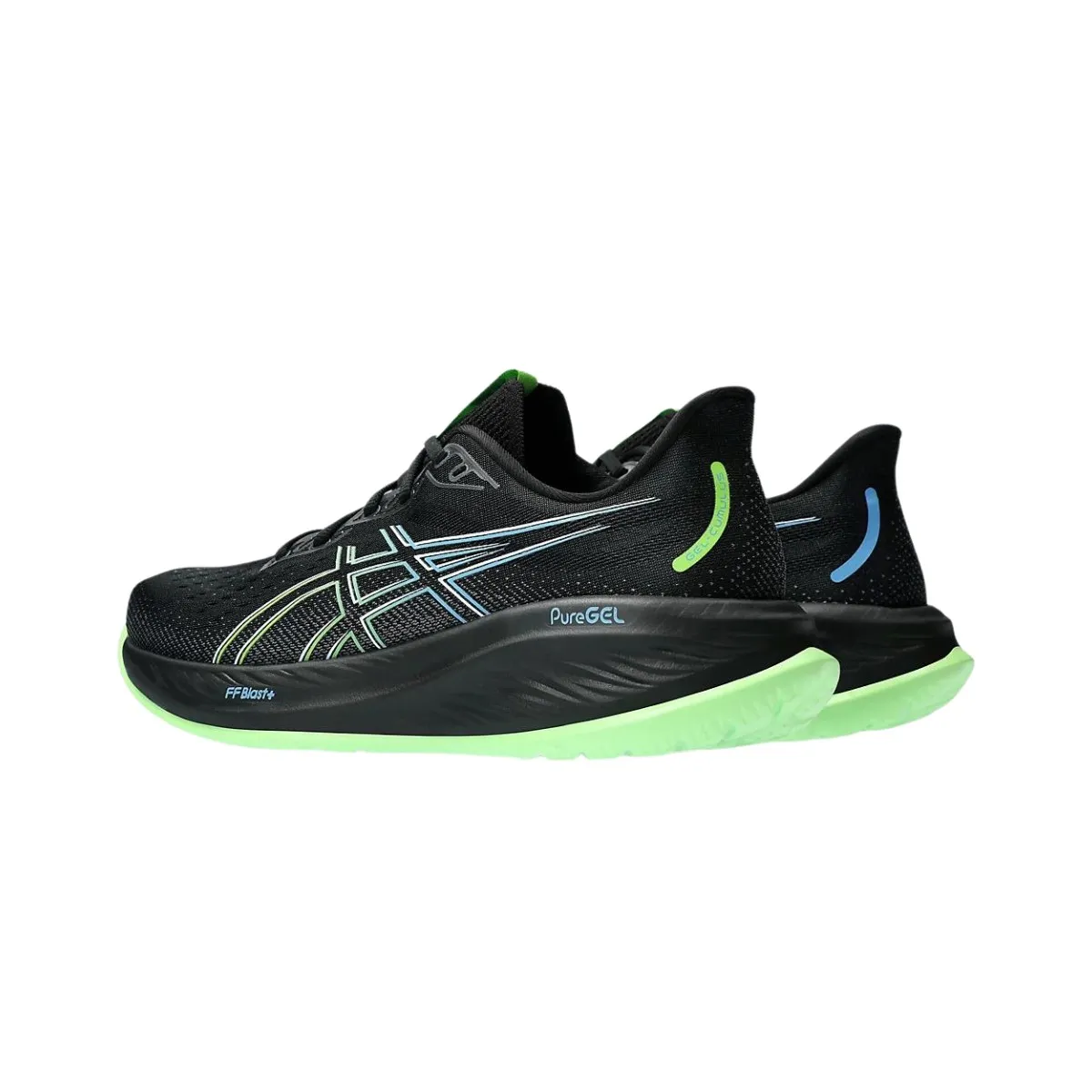 Asics Gel-Cumulus 26 Black Green Shoes