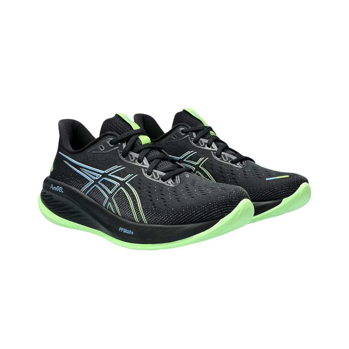 Asics Gel-Cumulus 26 Black Green Shoes