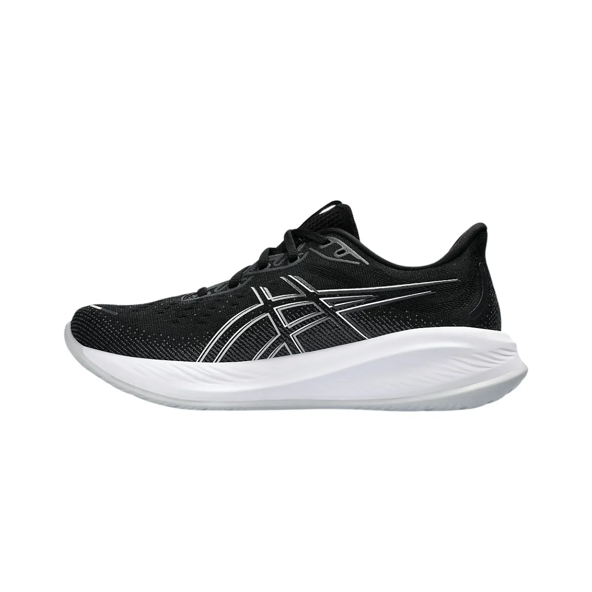 Asics Gel-Cumulus 26 Black White Running Shoes Available Online.