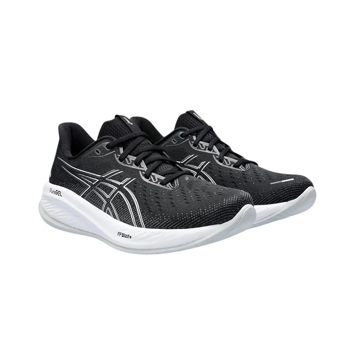 Asics Gel-Cumulus 26 Black White Running Shoes Available Online.