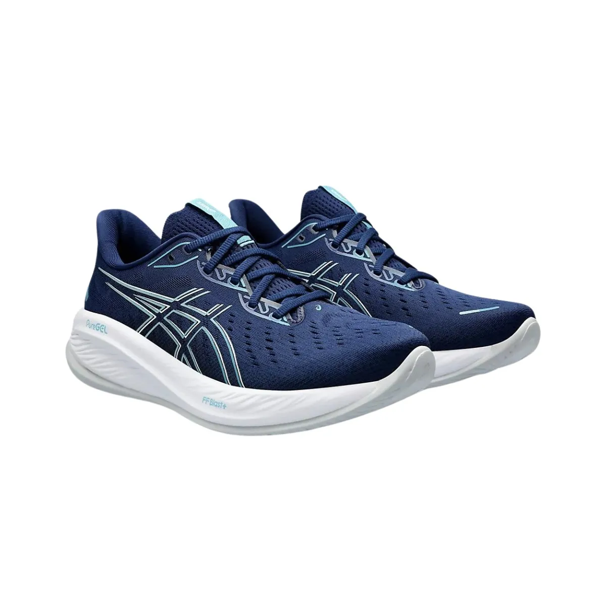 Asics Gel-Cumulus 26 Navy Blue White SS24 Running Shoes