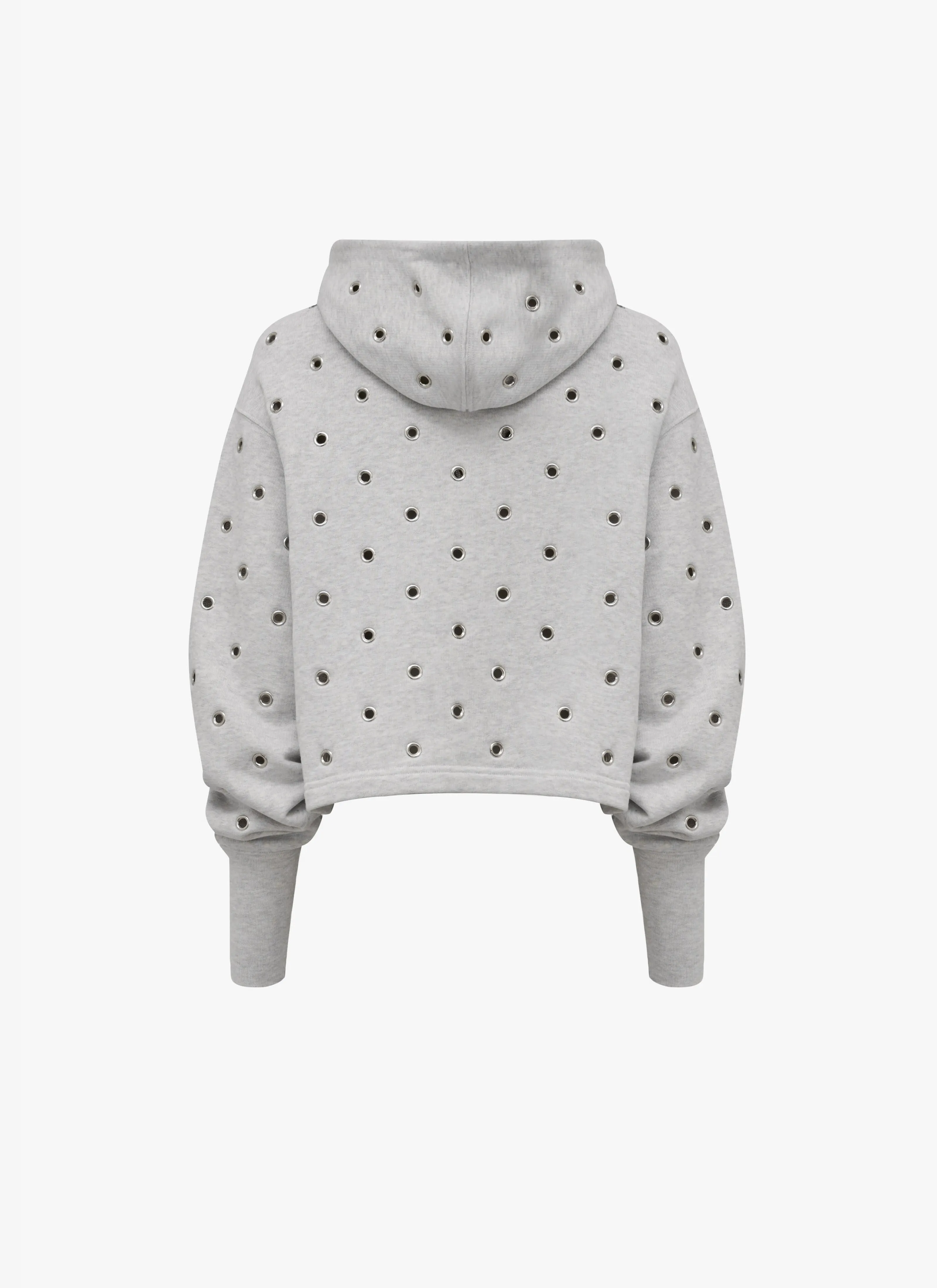 Azzedine Alaia - Dots Long Sleeves Cotton Hoodies & Sweatshirts