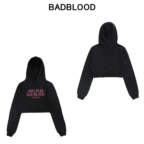 Badblood Hoodies & Sweatshirts - Unisex Street Style Long Sleeves Logo