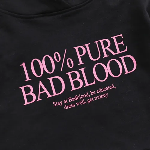 Badblood Hoodies & Sweatshirts - Unisex Street Style Long Sleeves Logo