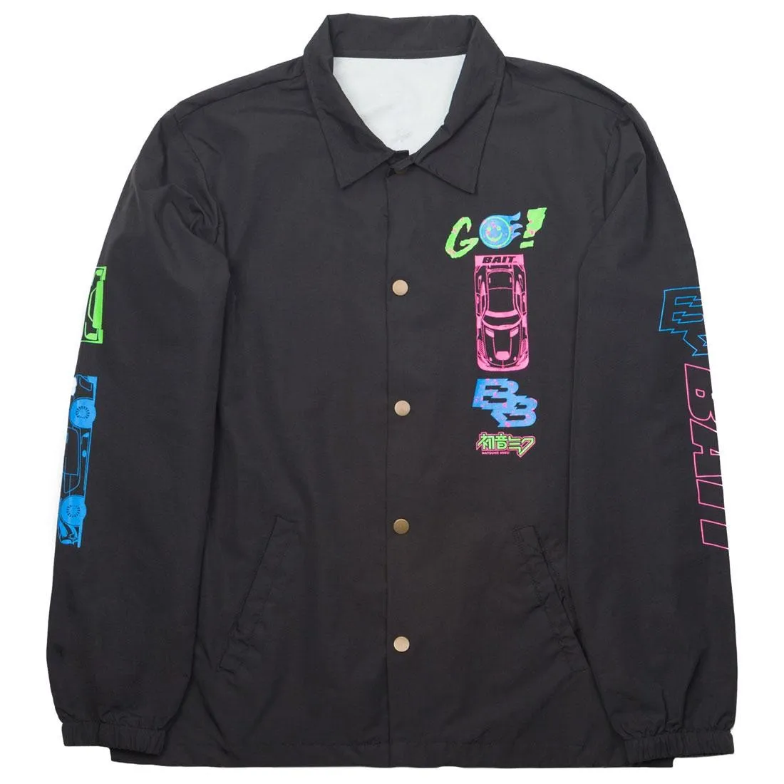 BAIT x Goodsmile Racing Men Racing Miku Coaches Jacket (black)