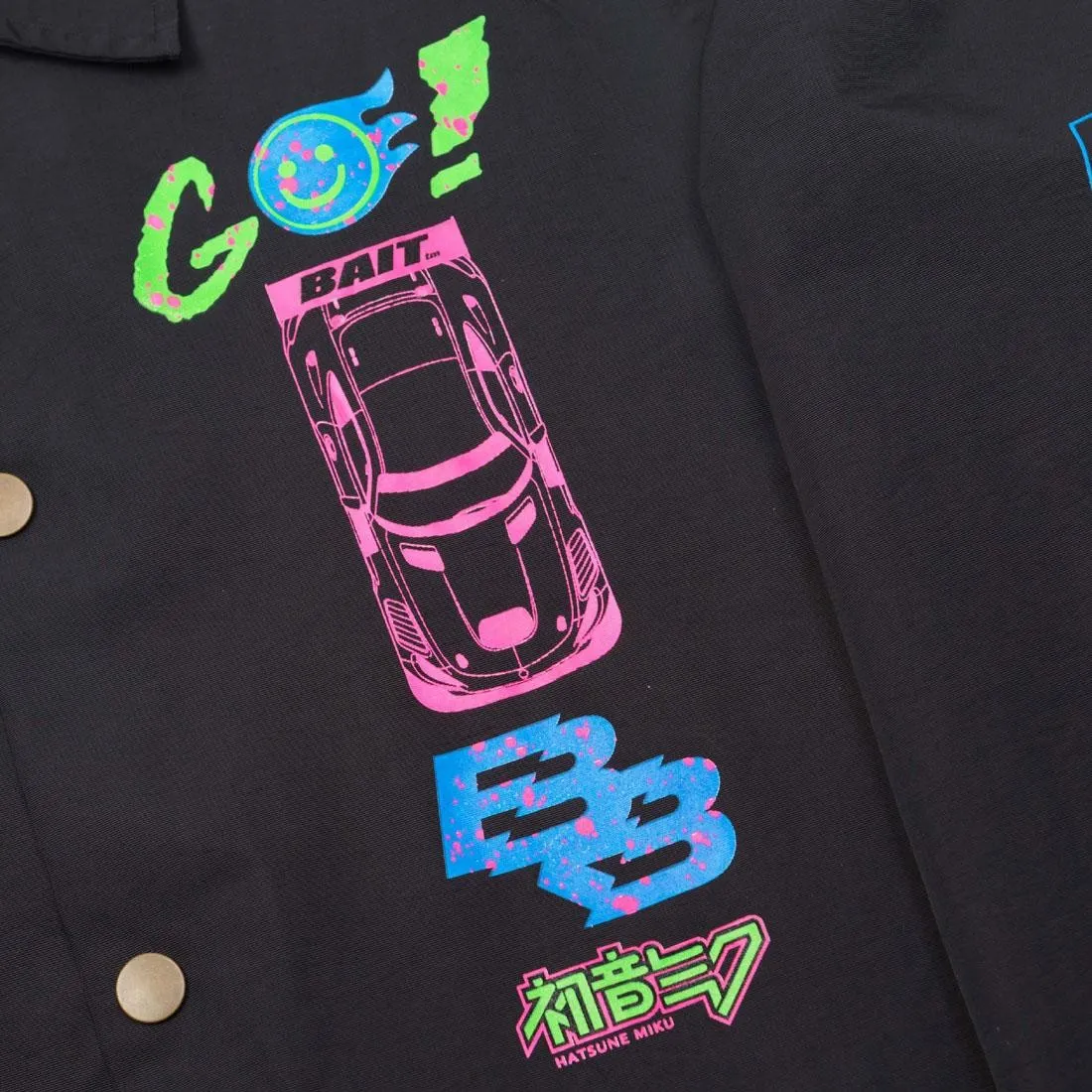 BAIT x Goodsmile Racing Men Racing Miku Coaches Jacket (black)