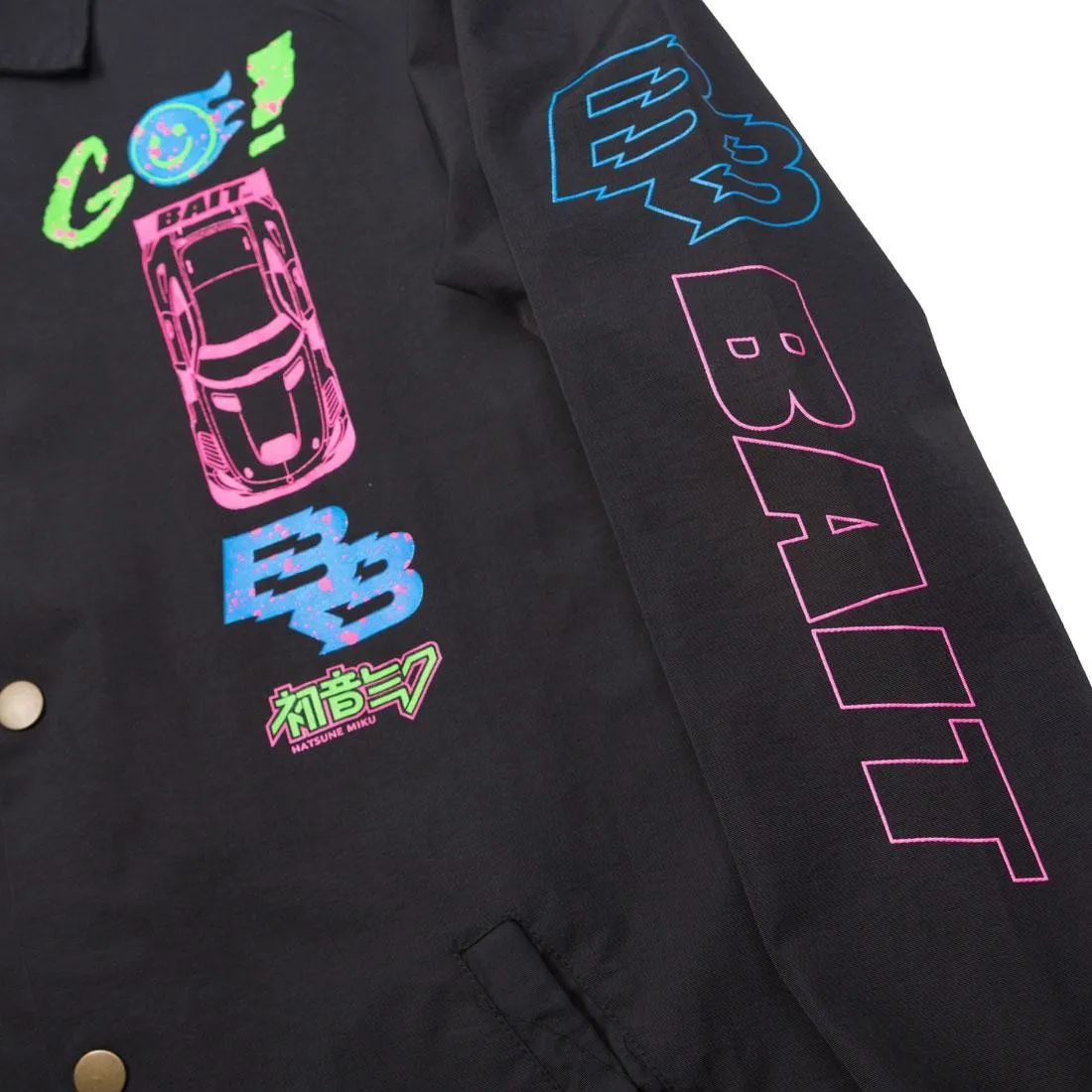 BAIT x Goodsmile Racing Men Racing Miku Coaches Jacket (black)