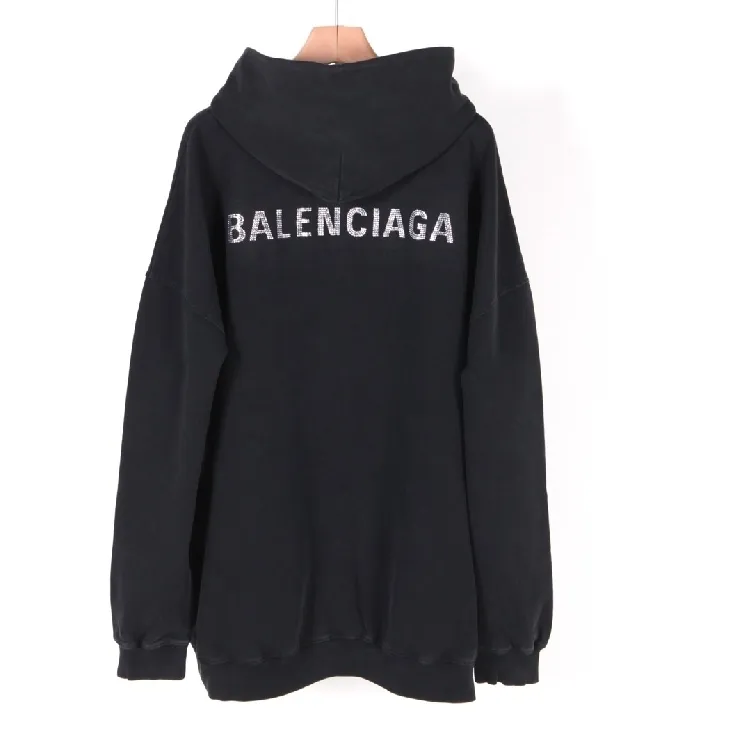 Balenciaga street style logo long sleeves plain cotton - Google SEO result.