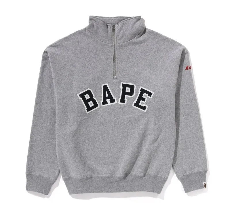 BATHING APE Street Style Cotton Logo Hoodies & Sweatshirts | Unisex